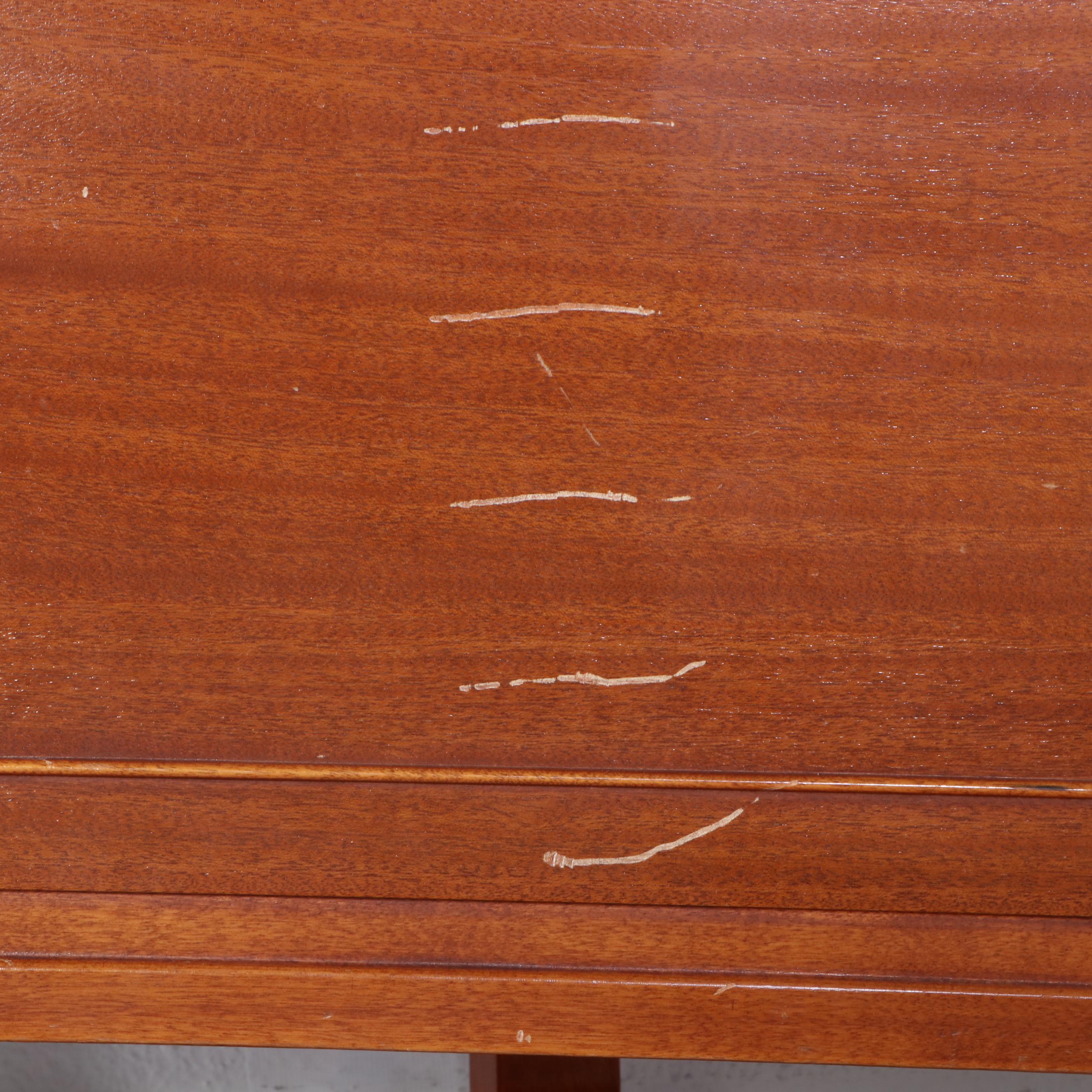 Rway Hollywood Regency Style Mahogany Twin Bed Frames