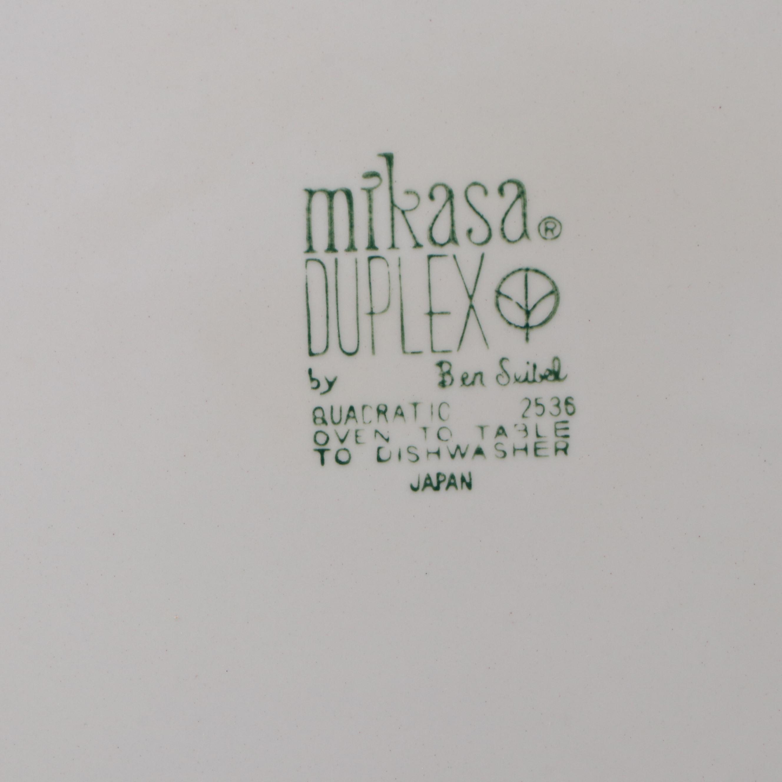 Mikasa "Duplex," Metlox "Poppytrail," and More Ceramic Dinnerware