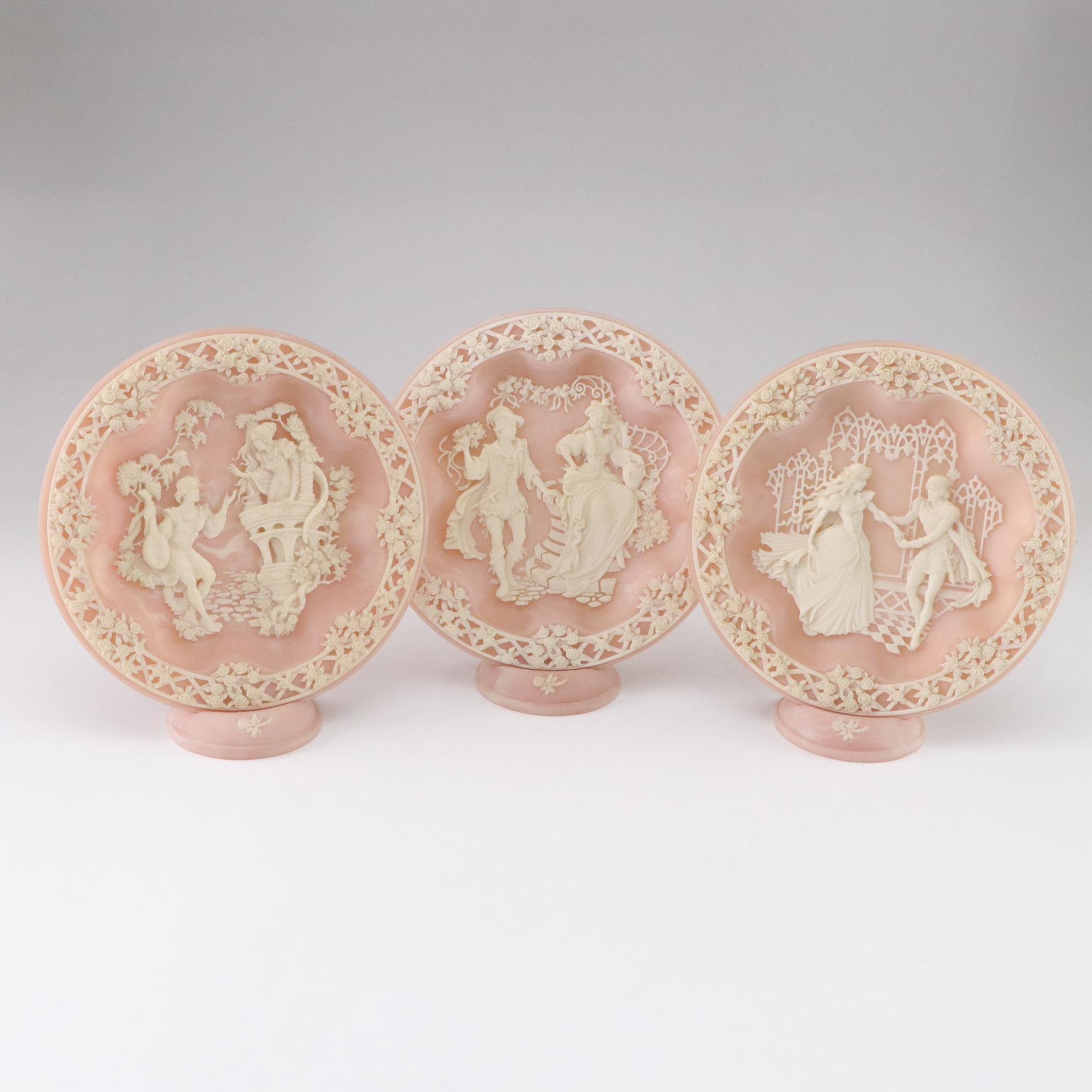 Shakespearean Lovers Collector Plates by Incolay Studios, 1988-1990