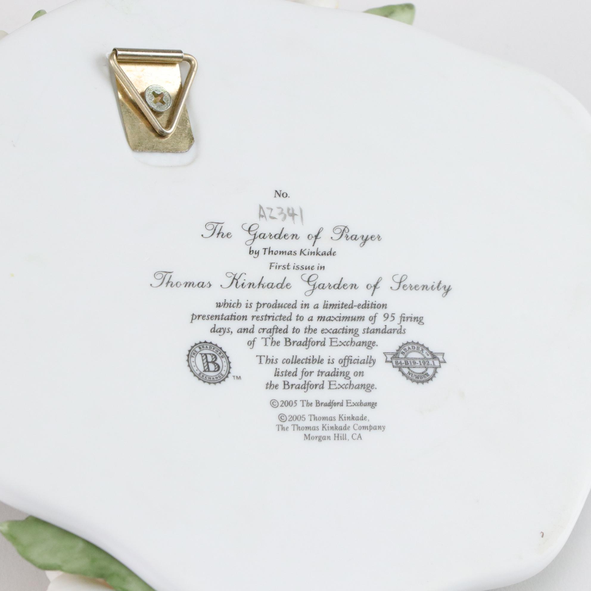 Floral Metal Wall Hanging with Four Thomas Kinkade Hummingbird Plaques