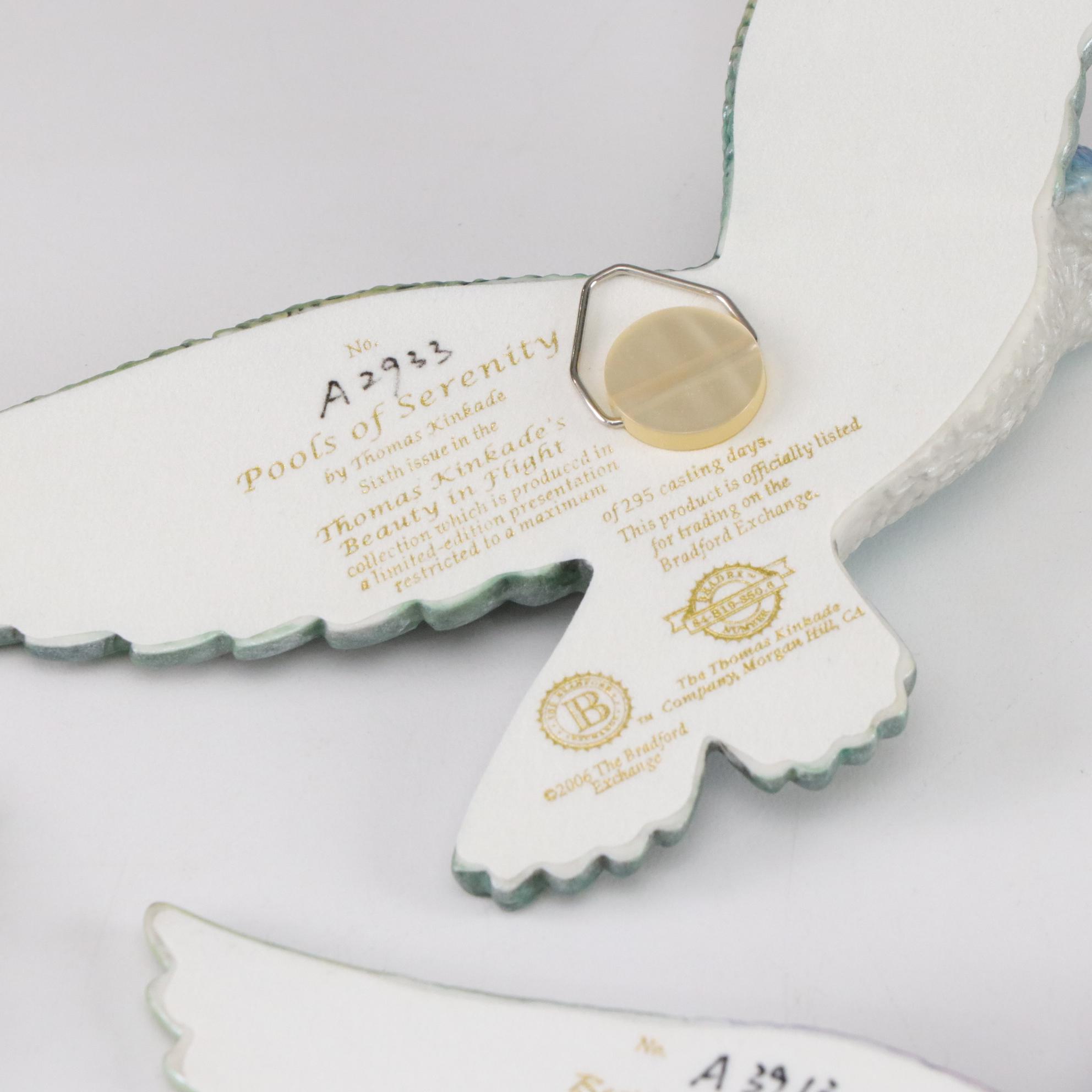 Thomas Kinkade "Beauty in Flight" Collection Hummingbird Wall Hangings