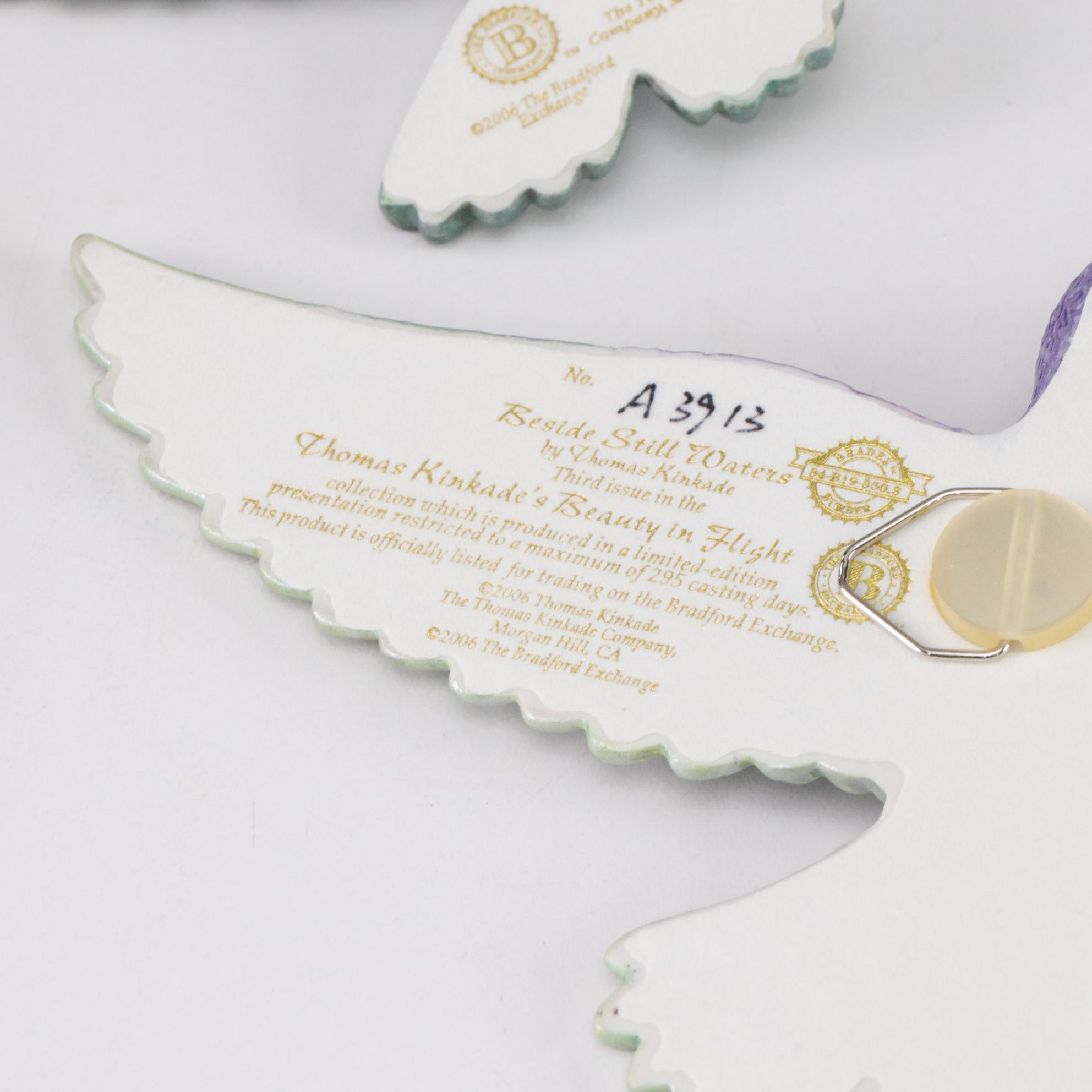 Thomas Kinkade "Beauty in Flight" Collection Hummingbird Wall Hangings