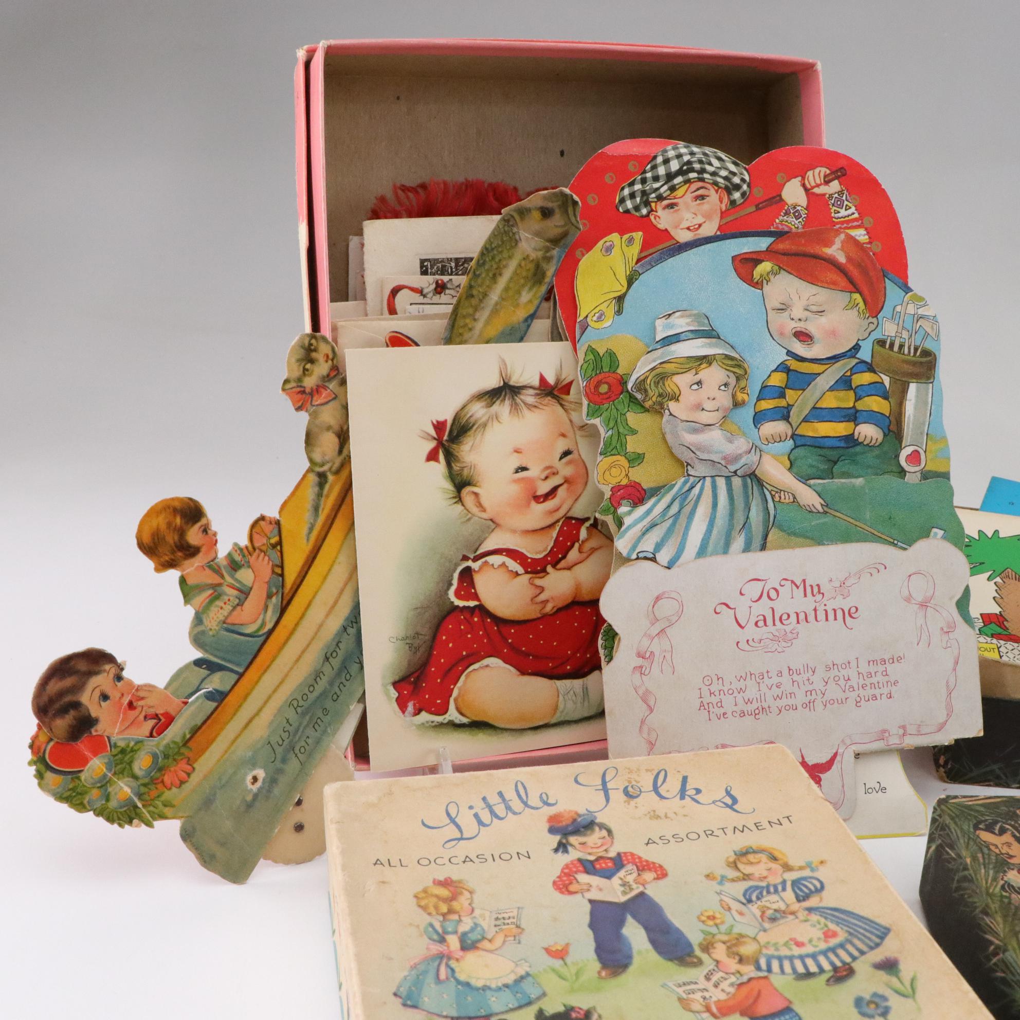 Vintage Greeting Cards, Party Invitations, Birth Announcements and More