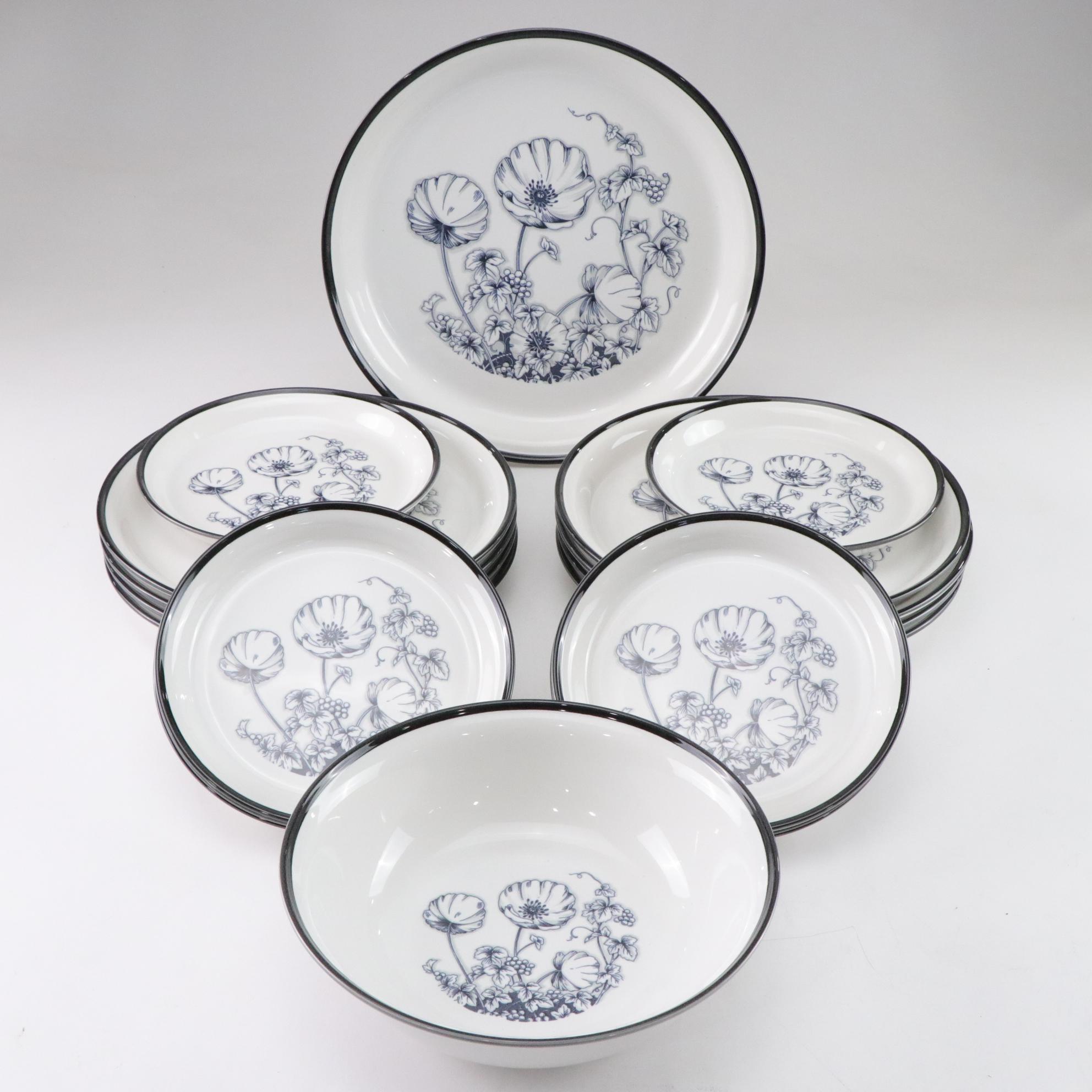 Nitto  Heather Stone "Moon Flower" Dinnerware