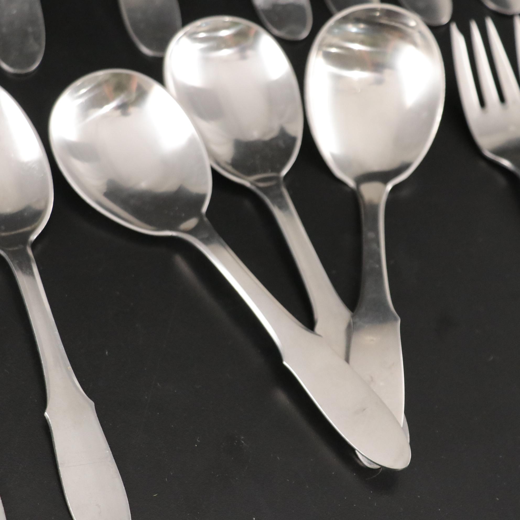 Georg Jensen "Mitra" Stainless Steel Flatware Set