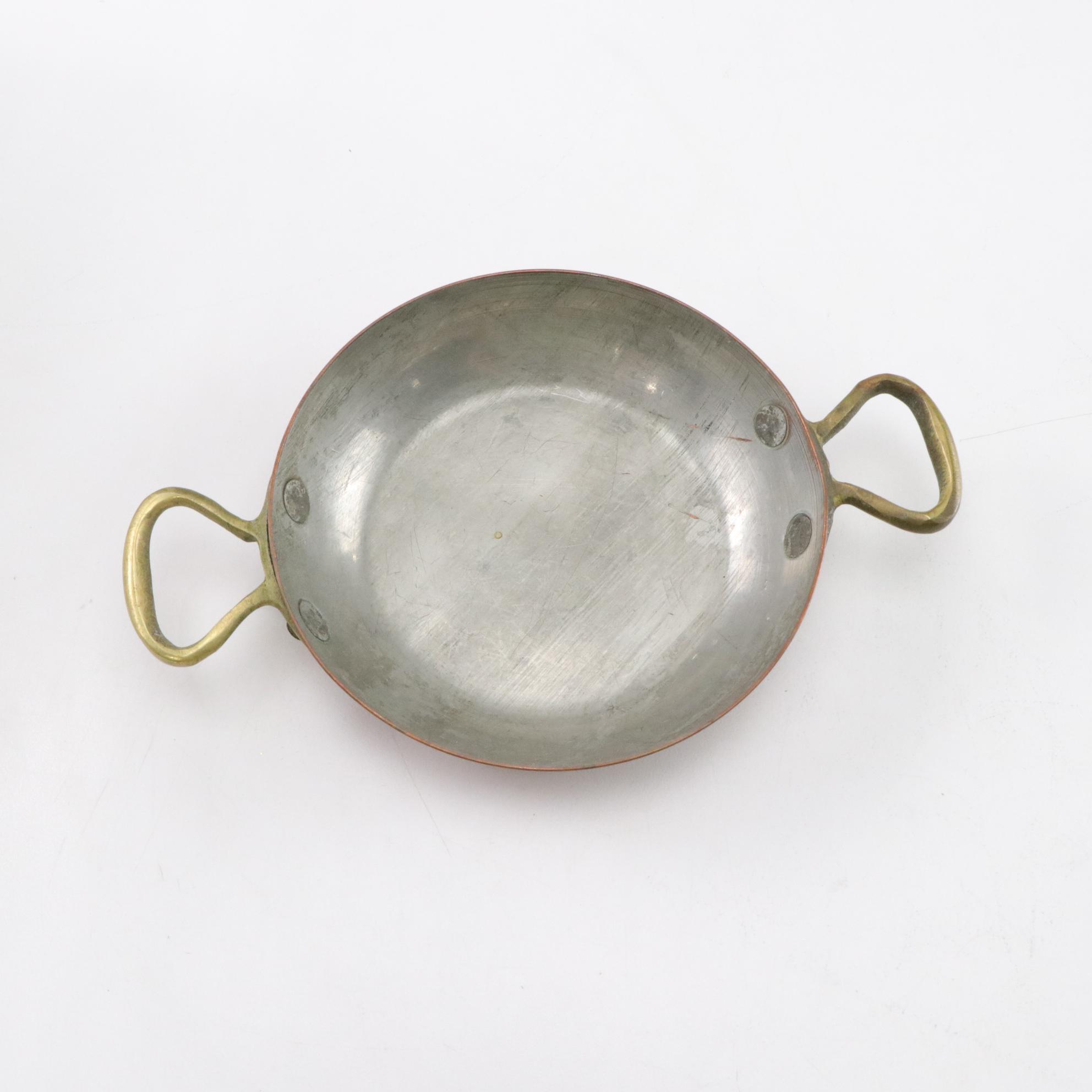 Copper Mugs and Miniature Frying Pans