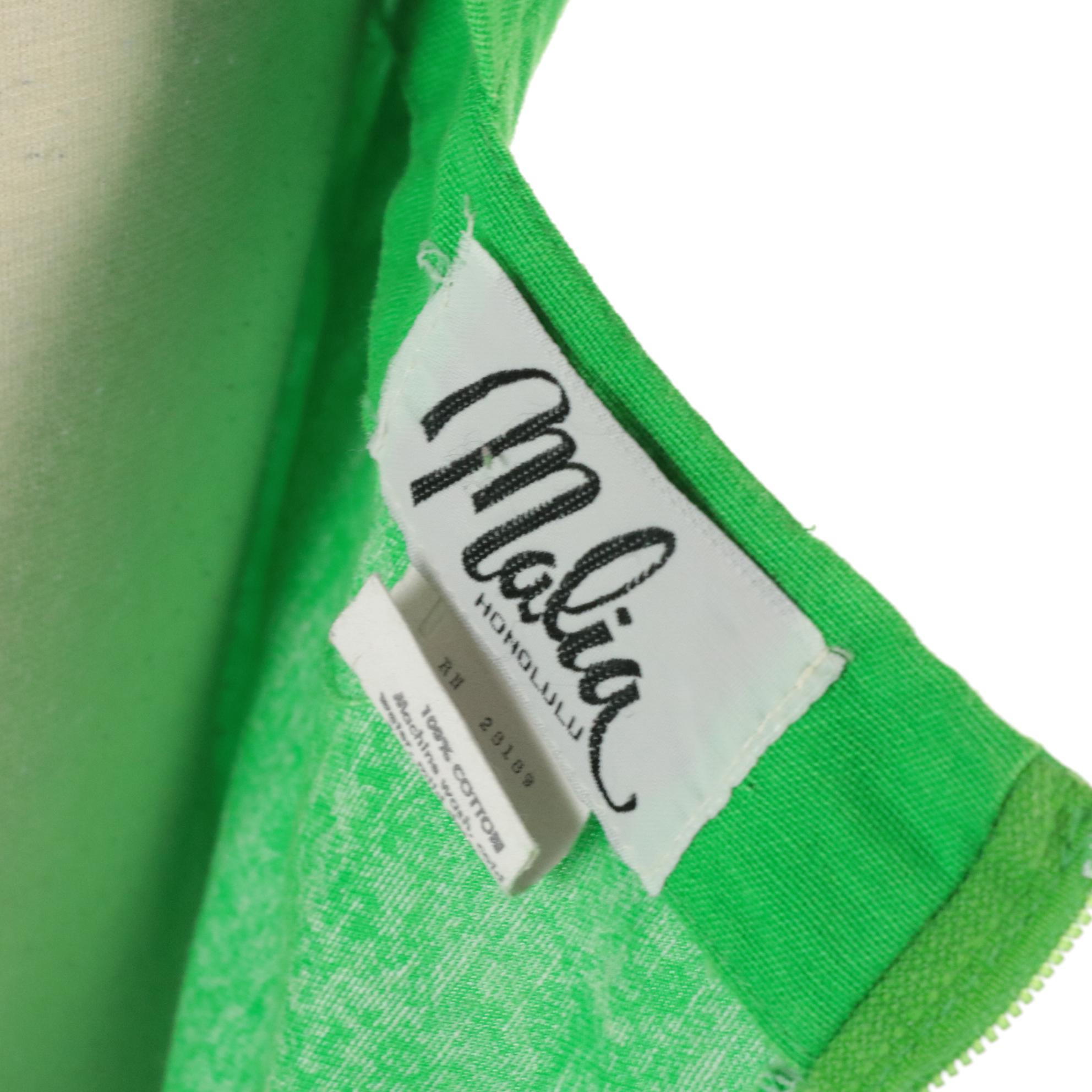 Malia Honolulu Tulip and Apple Print Cotton Sundresses, 1970s