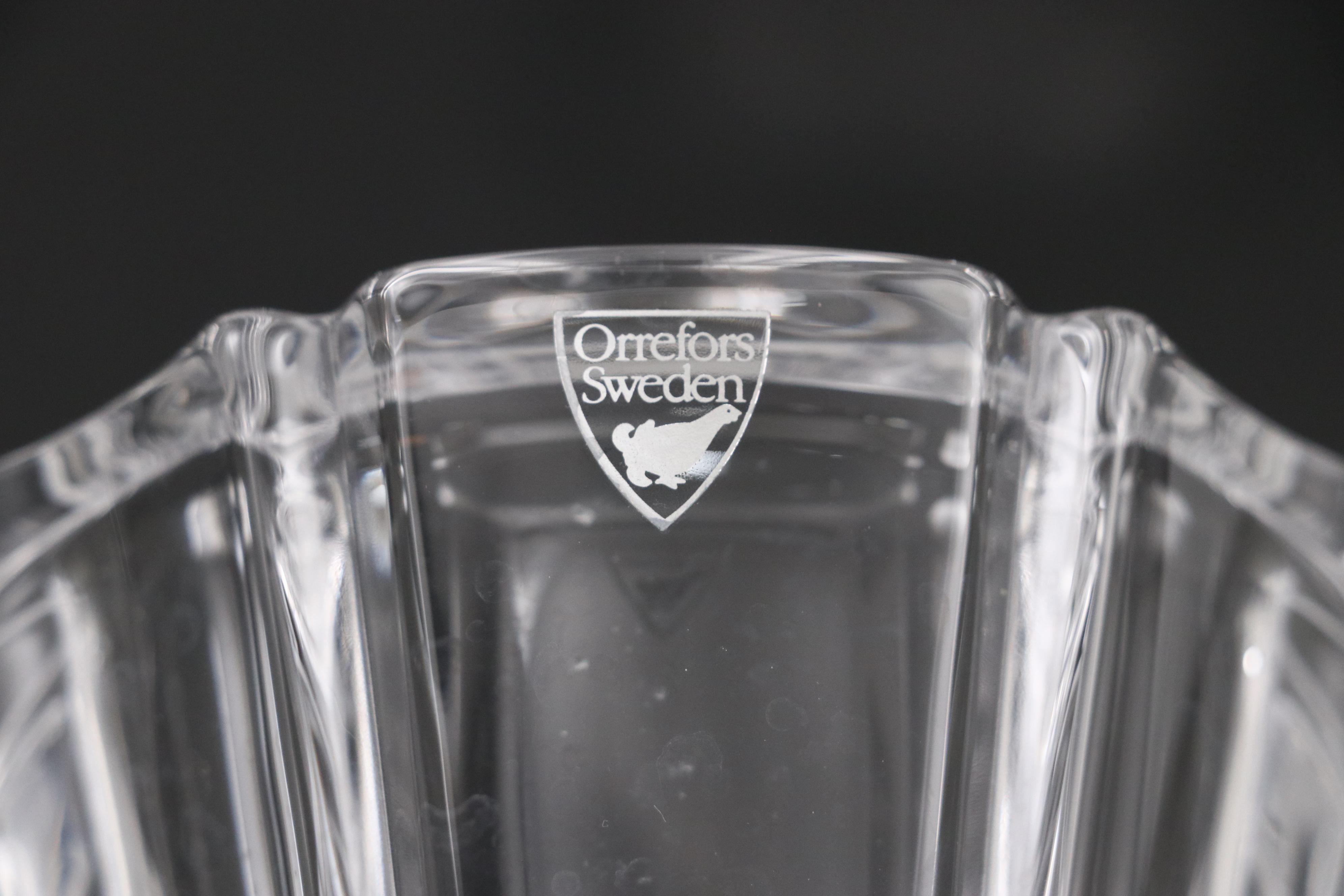 Orrefors, Marc Aurel, and Art Classic Glass Table Accessories