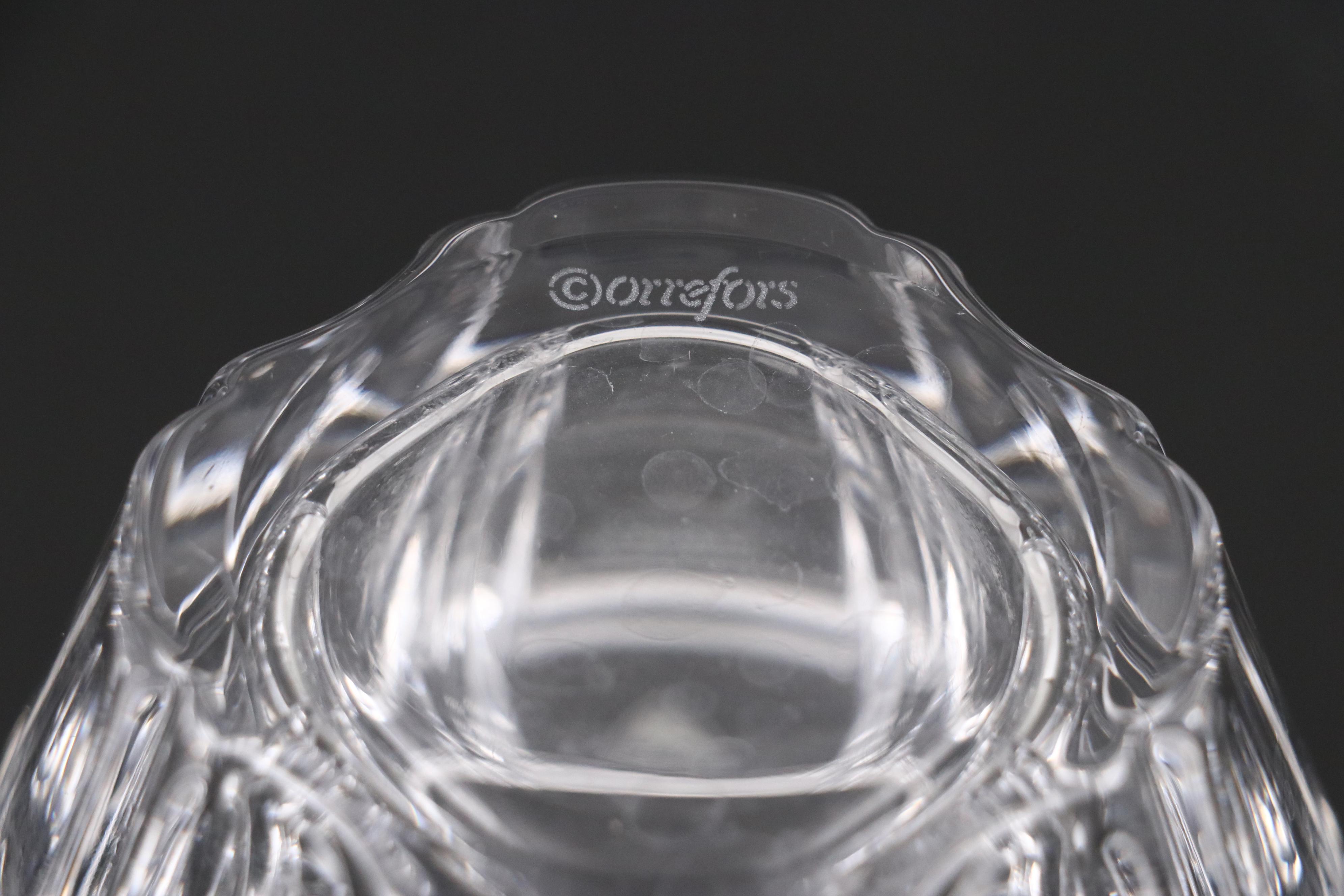 Orrefors, Marc Aurel, and Art Classic Glass Table Accessories