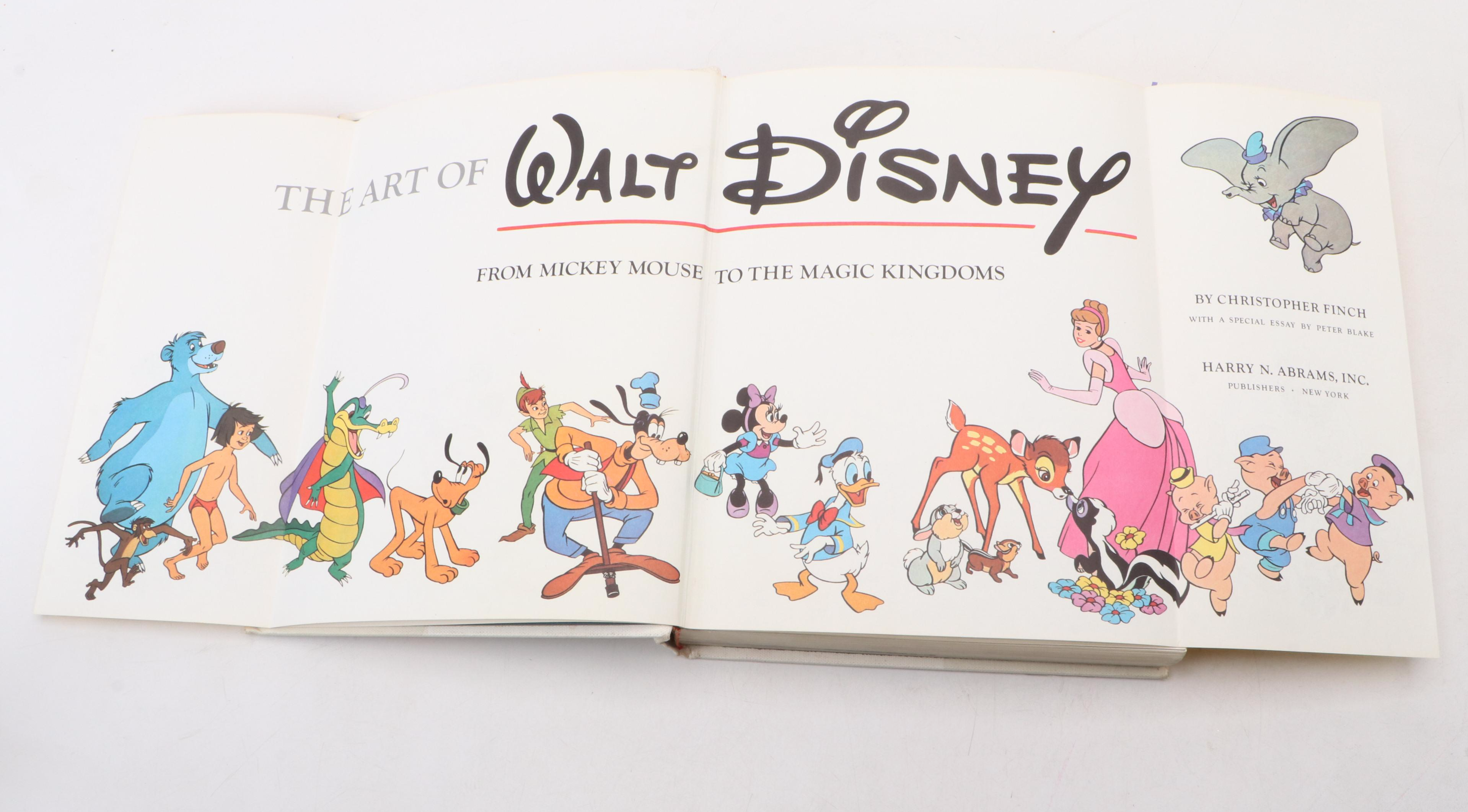 First Edition "The Art of Walt Disney" by Christopher Finch, 1973