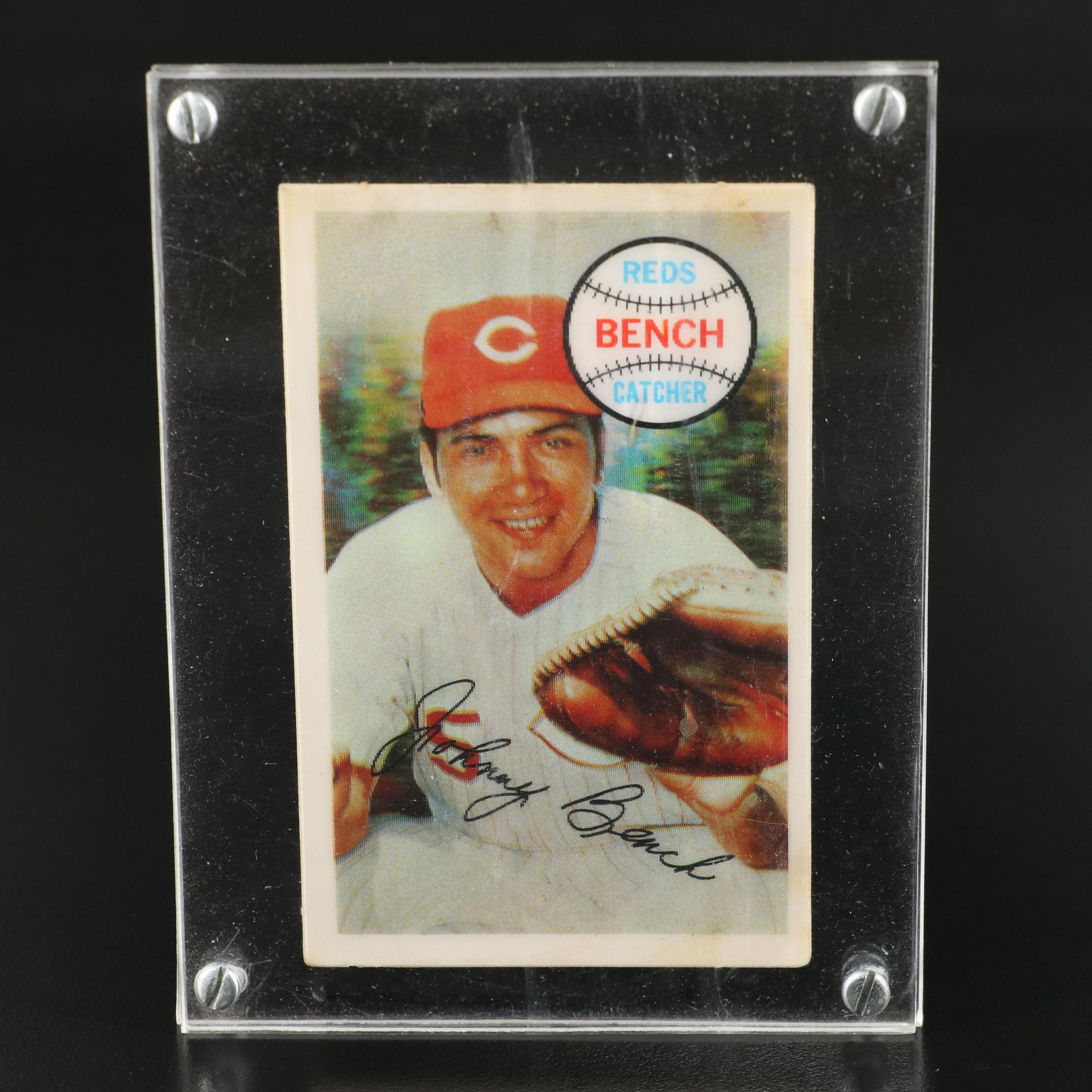 1968 Topps Johnny Bench Cincinnati Reds Rookie Baseball Card with More
