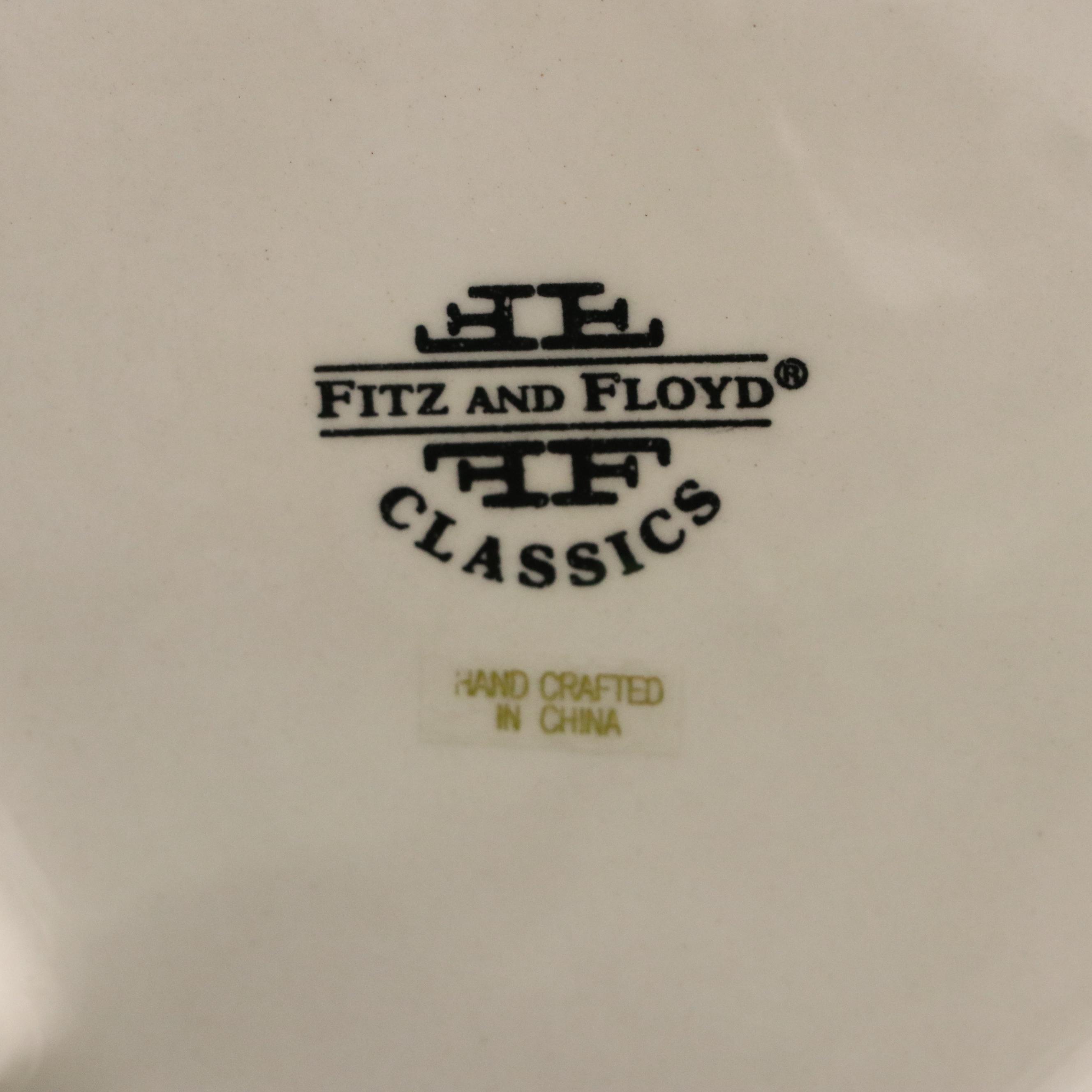 Fitz & Floyd "Le Lapin" Ceramic Soup Tureen and Other Serveware