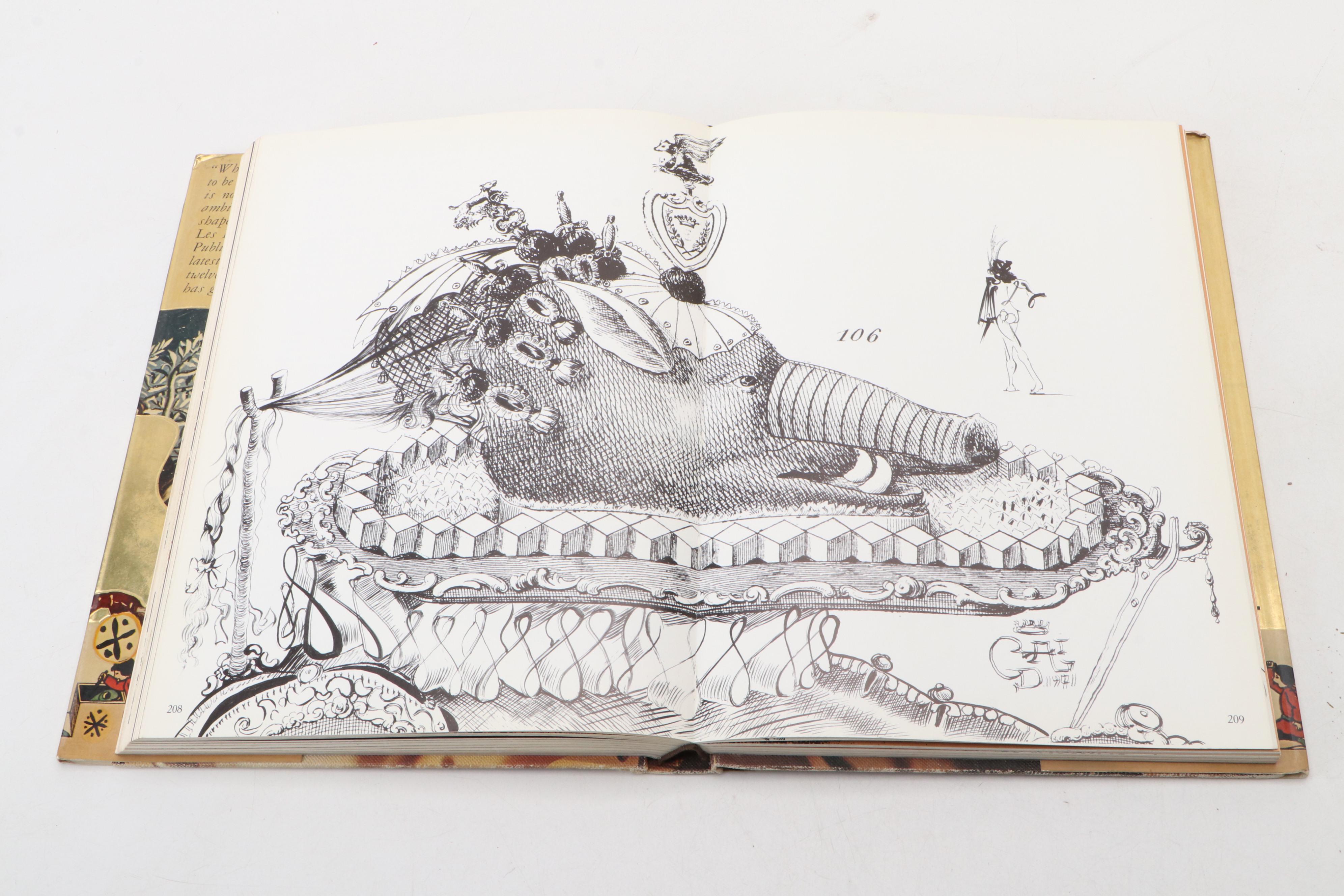 Illustrated First Edition "Les dîners de Gala" by Salvador Dalí, 1973