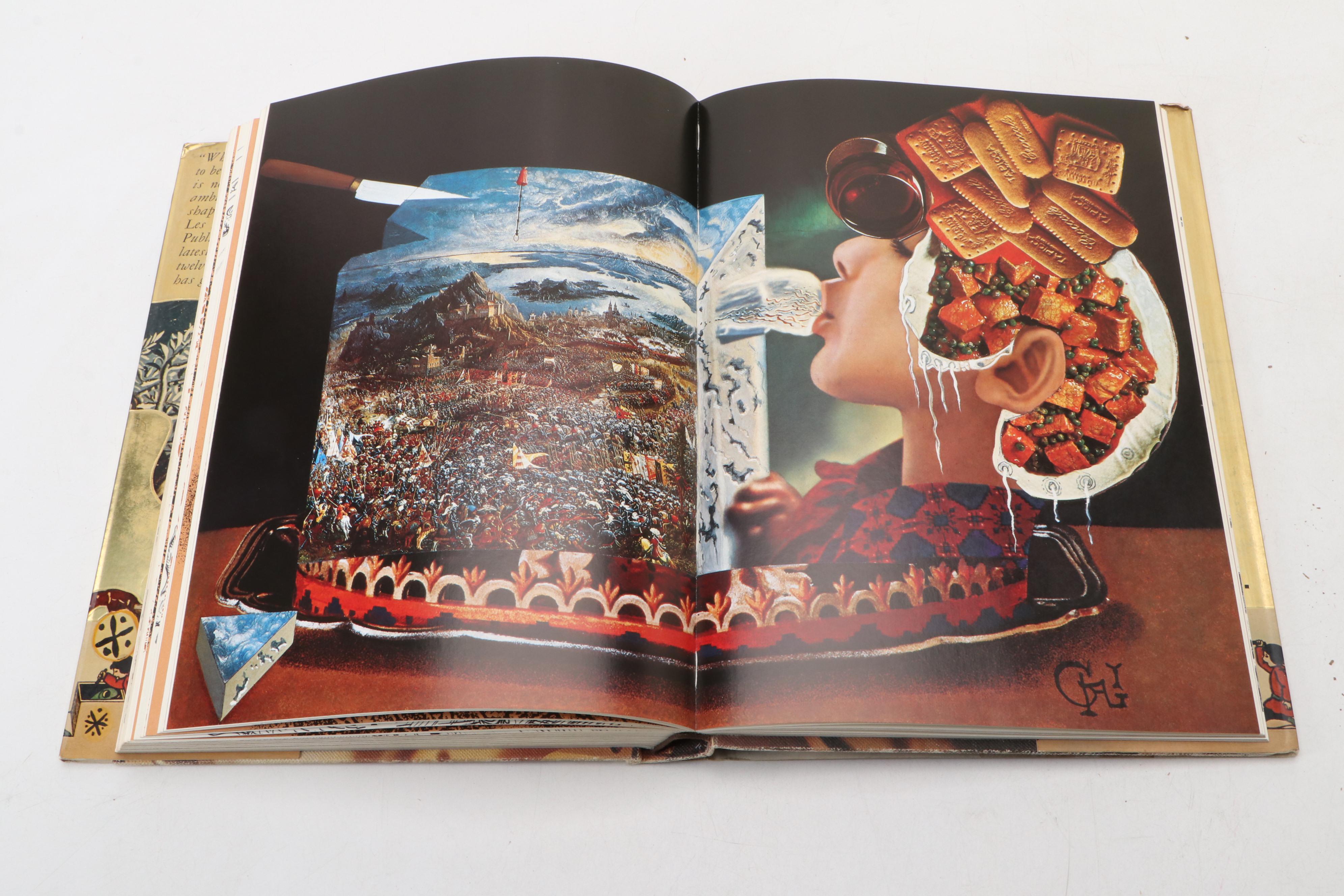 Illustrated First Edition "Les dîners de Gala" by Salvador Dalí, 1973