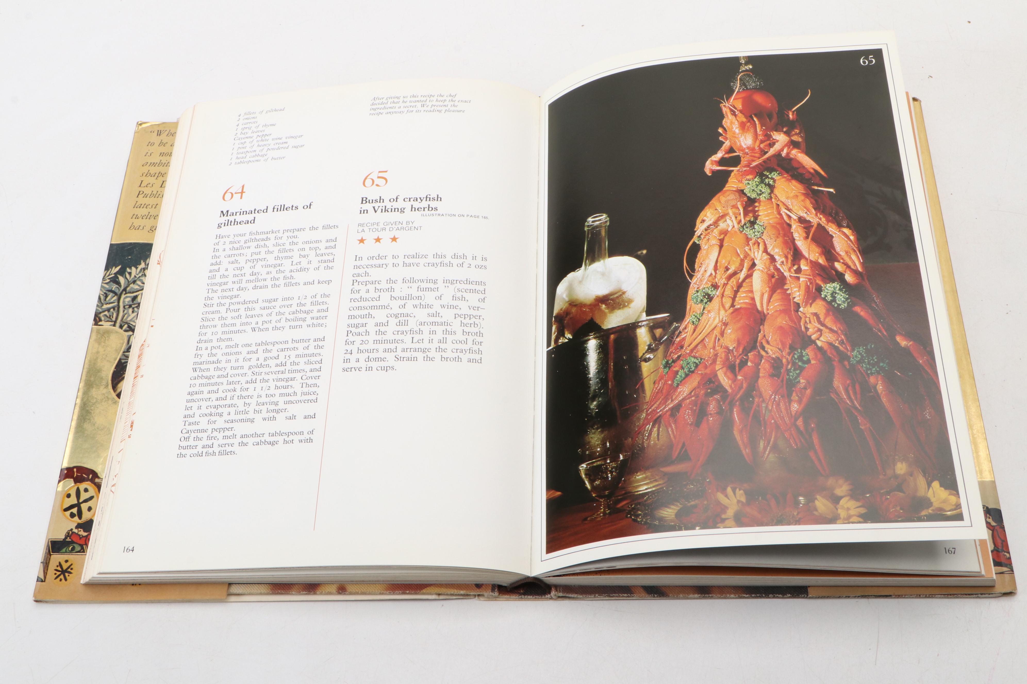 Illustrated First Edition "Les dîners de Gala" by Salvador Dalí, 1973