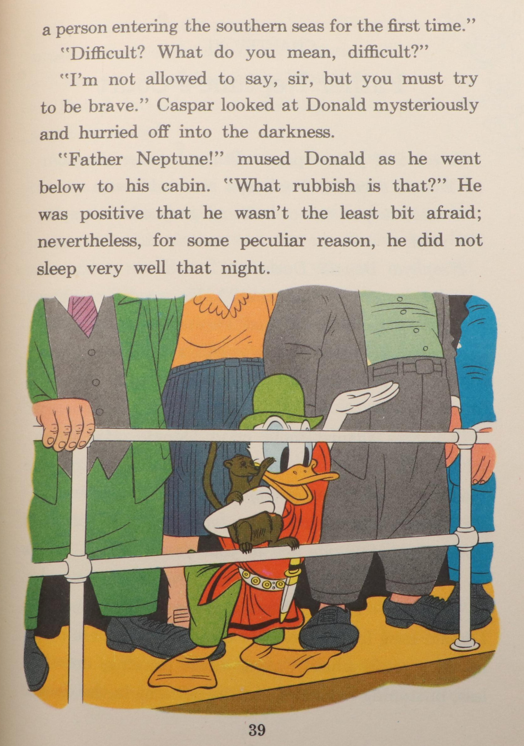First Edition "Donald Duck Sees South America" by H. Marion Palmer, 1945