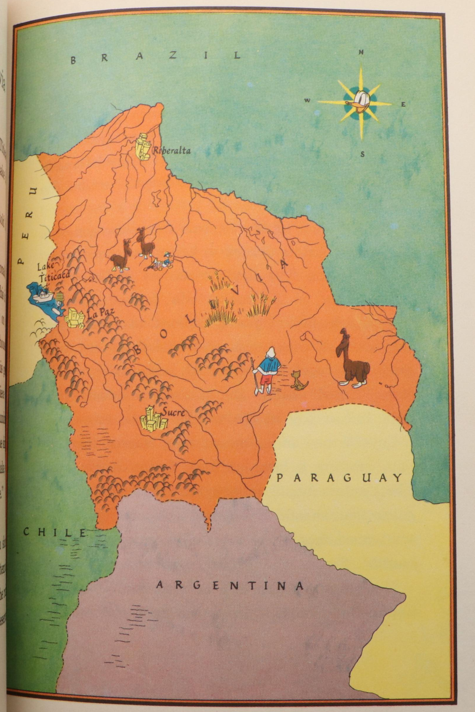 First Edition "Donald Duck Sees South America" by H. Marion Palmer, 1945