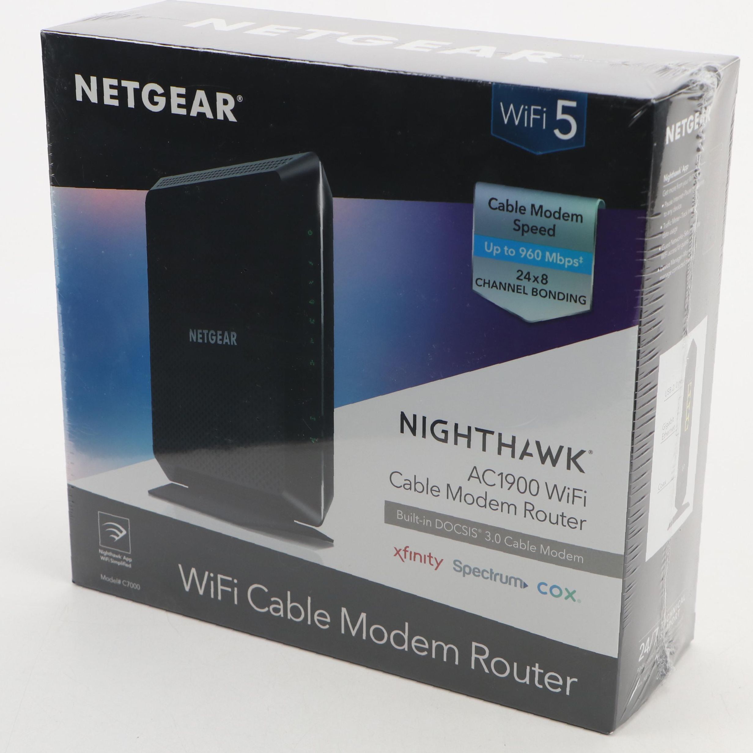 Netgear Nighthawk AC1900 WiFi Cable Modem Router