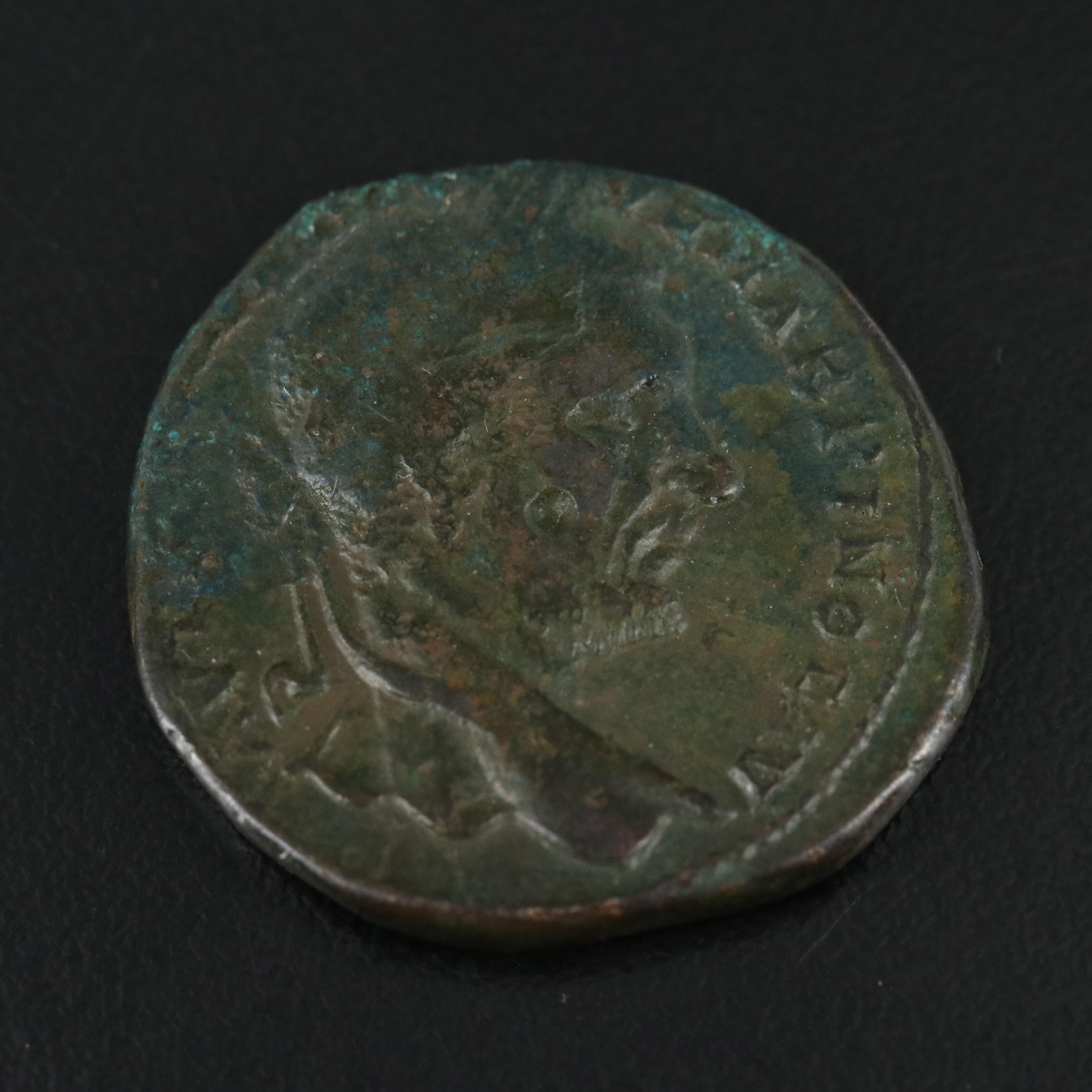 Ancient Roman Provincial Æ27 Coin of Macrinus, ca. 218 A.D.