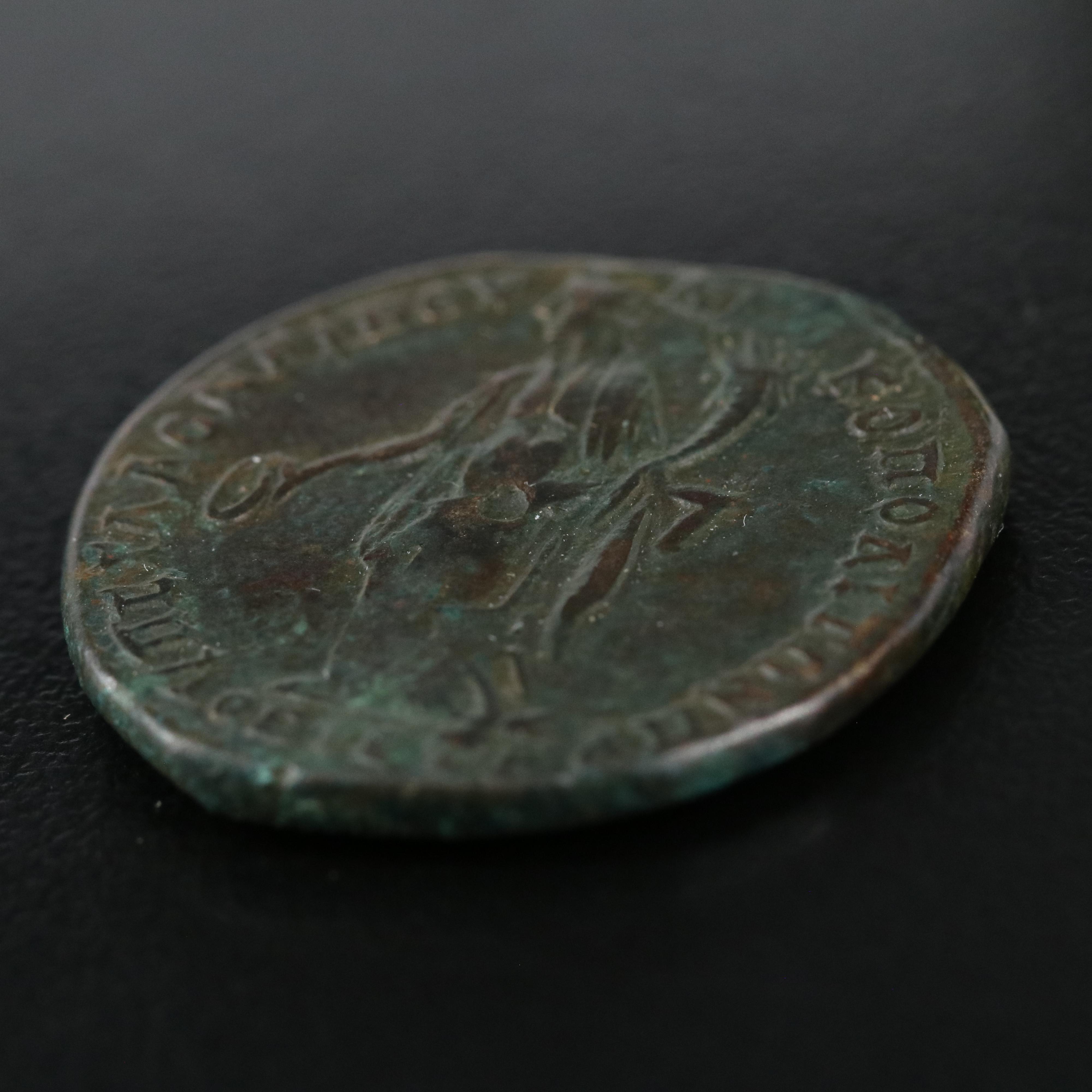 Ancient Roman Provincial Æ27 Coin of Macrinus, ca. 218 A.D.