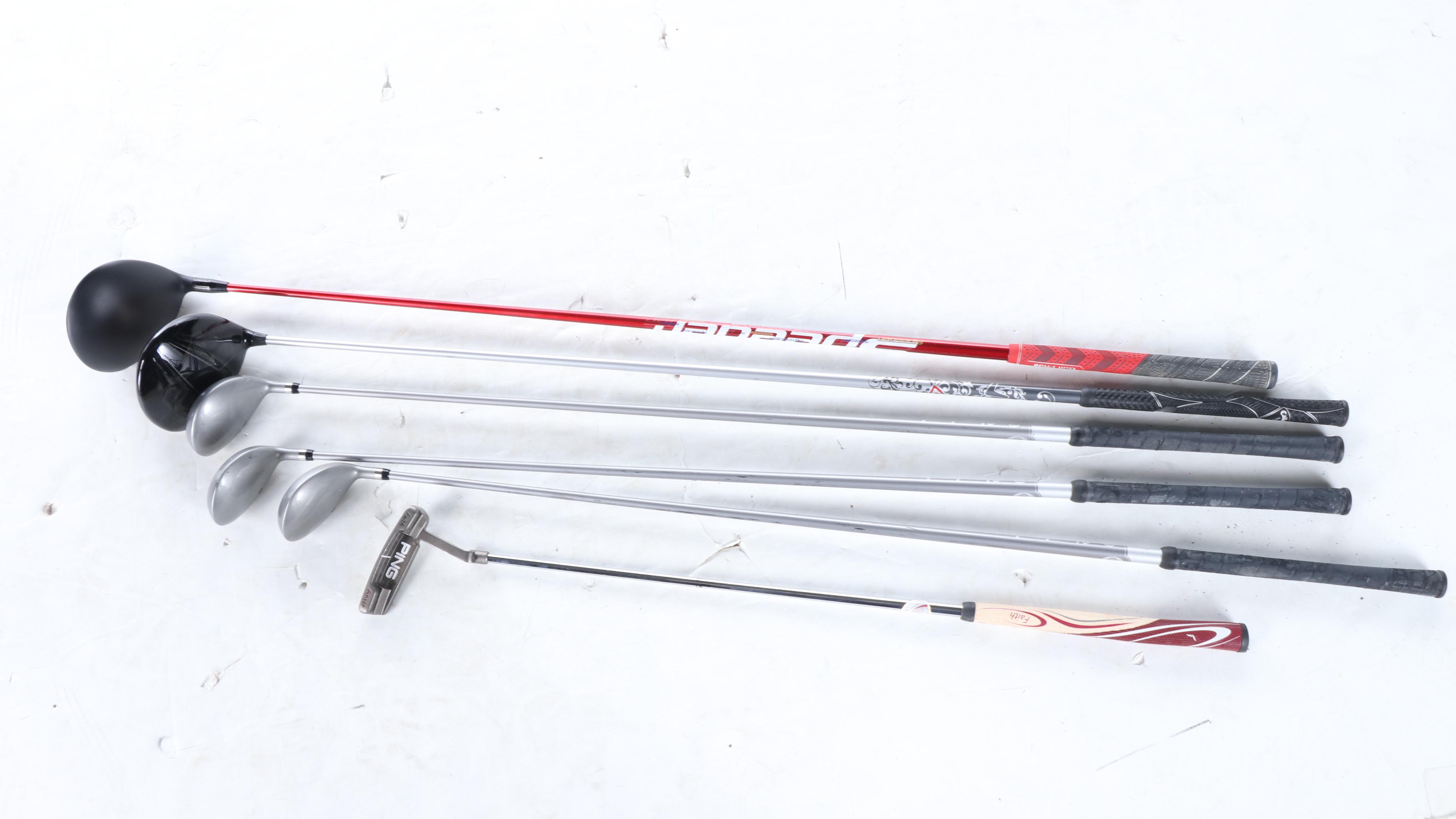 Ping, Callaway, Fujikura, and More Golf Clubs in Sun Mountain Golf Bag