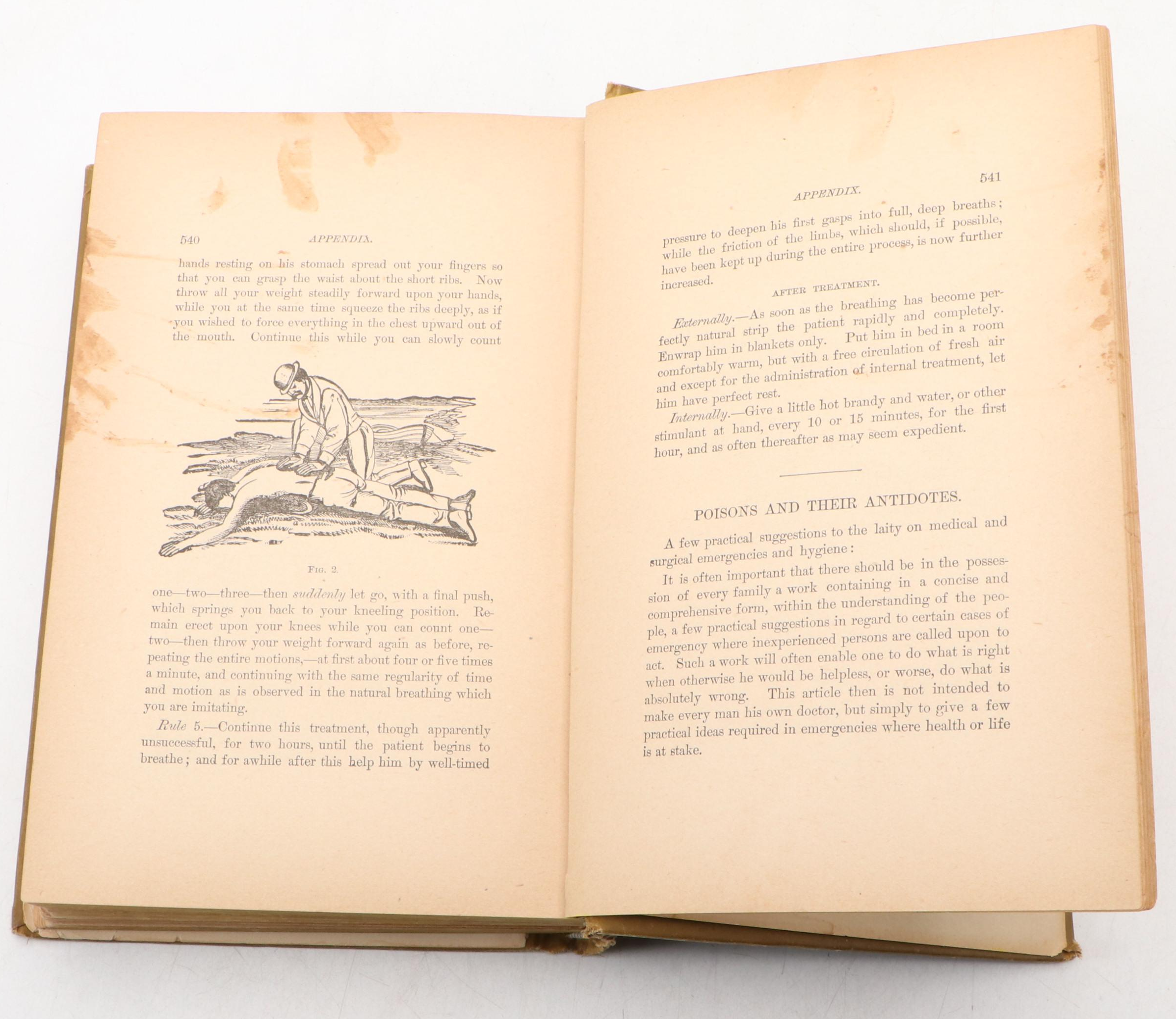 Illustrated "Practical Home Doctor for Women and Children" by David Wark, 1882