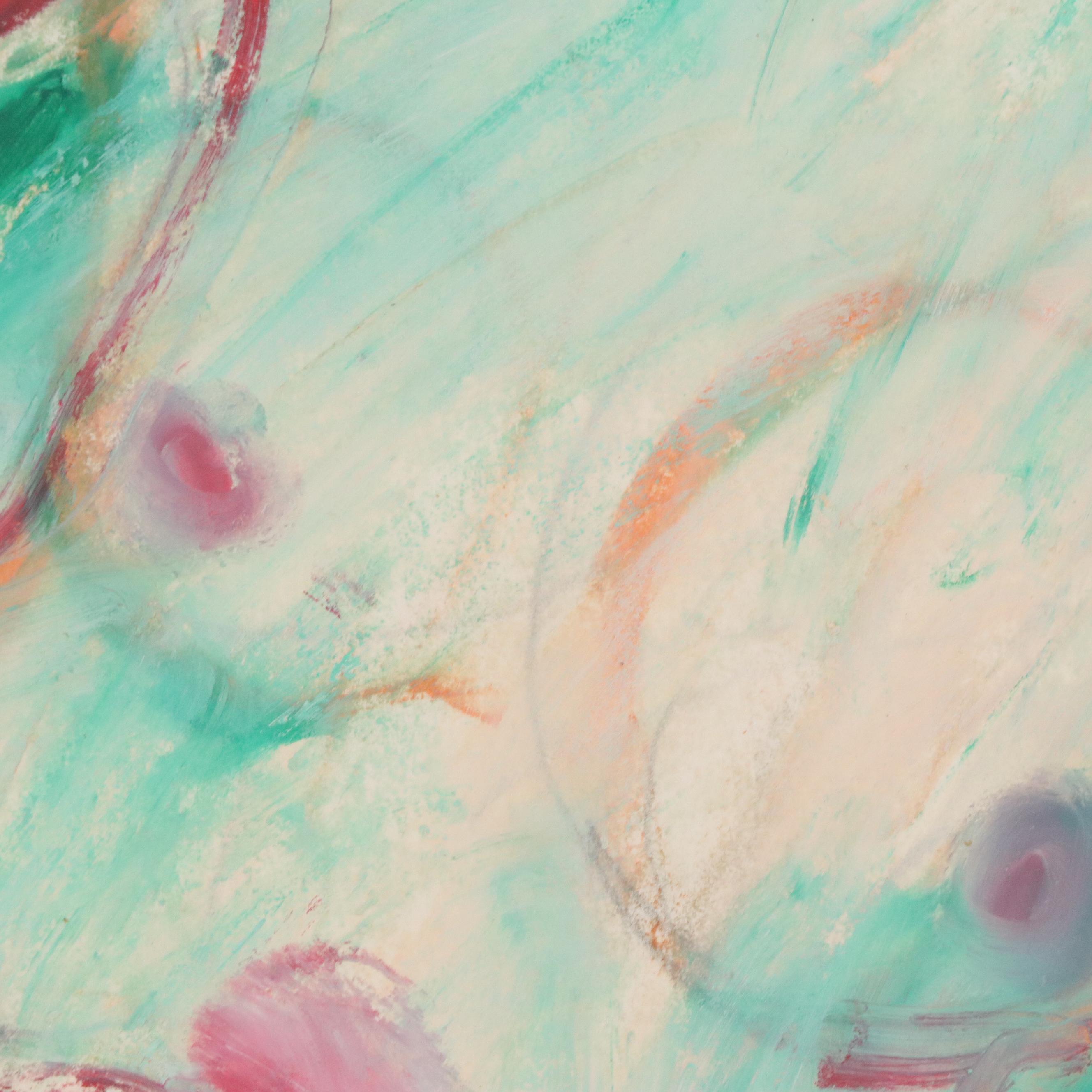 Jack Meanwell Oil Pastel Drawing of Reclining Figure, 1984