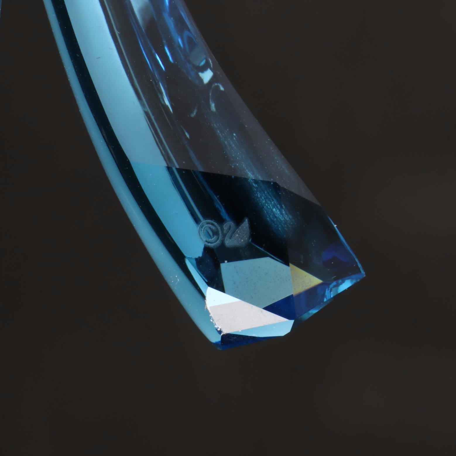 Swarovski Crystal "Blue Parrots" Figurine