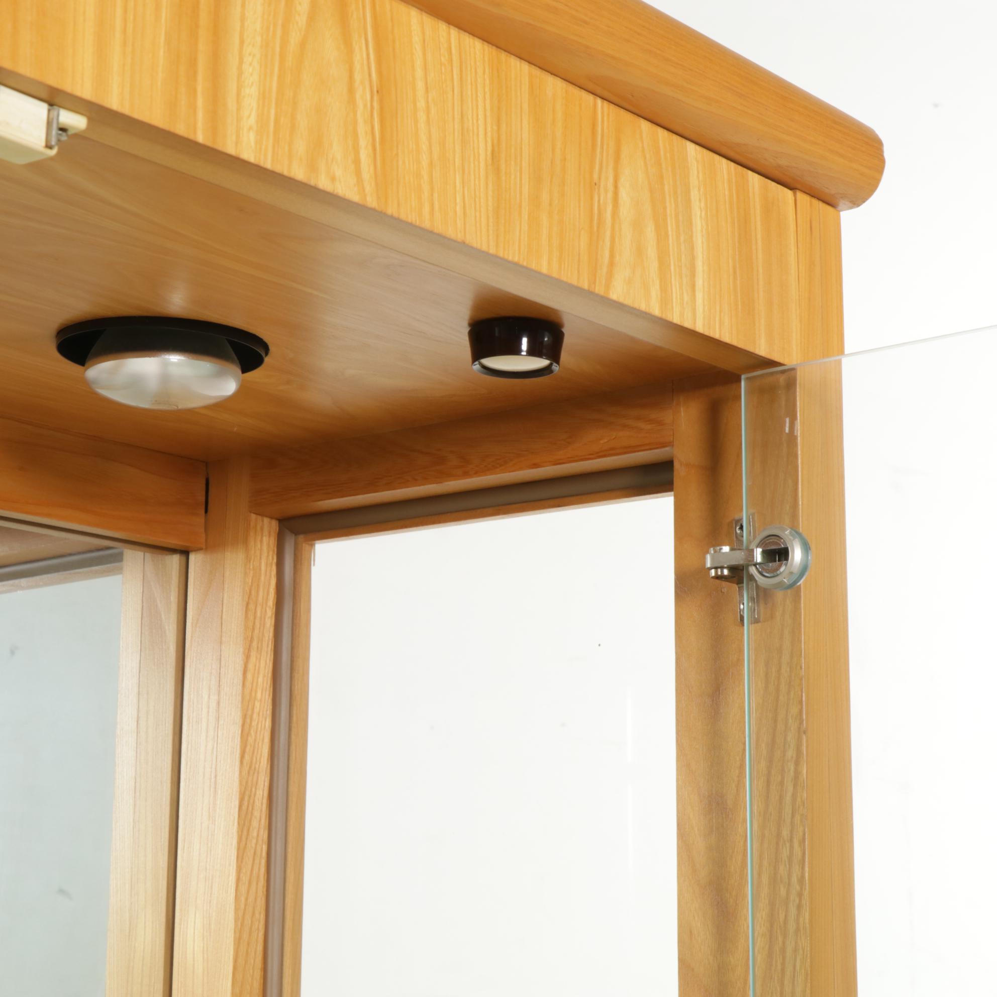 Illuminated Display Cabinet, Late 20th Century