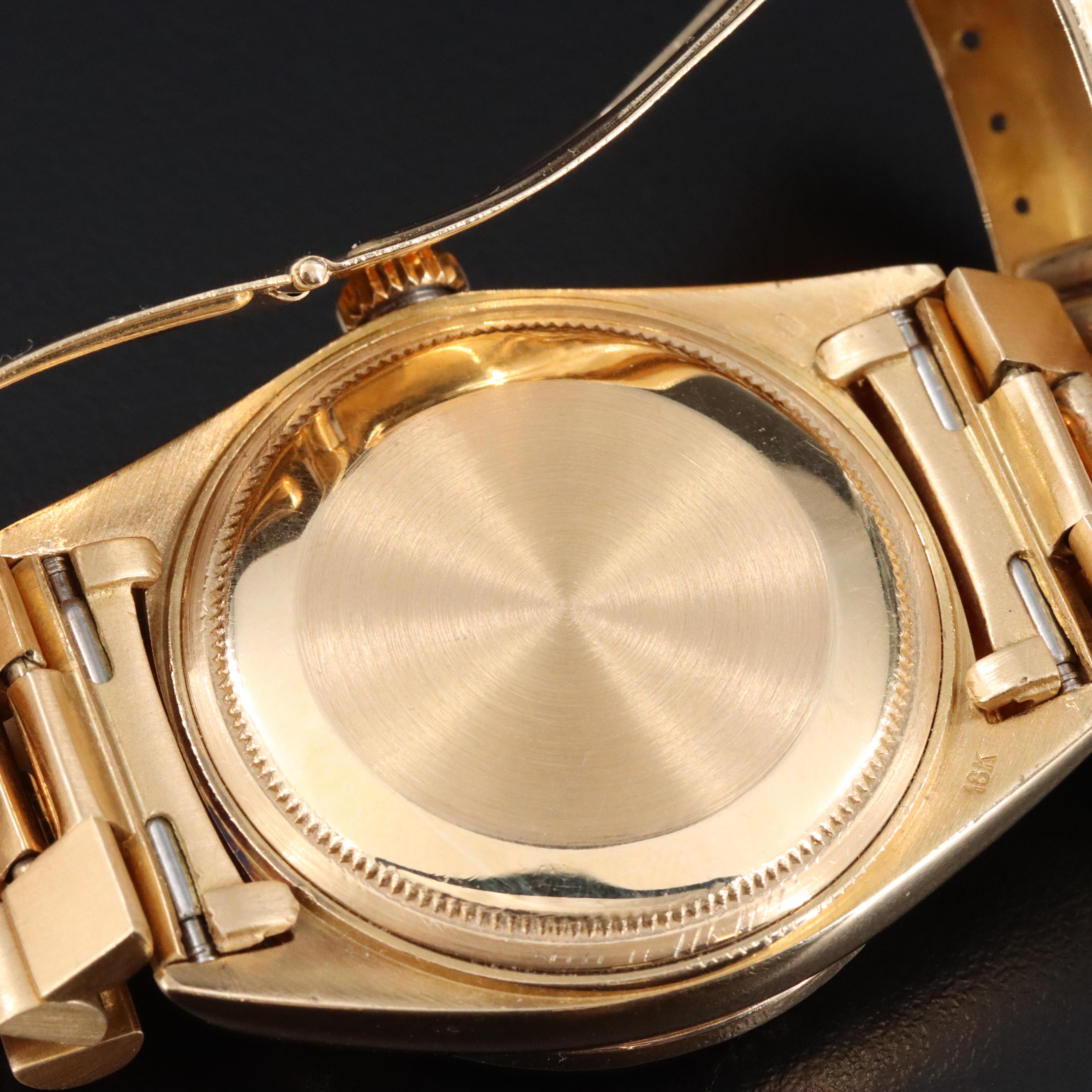 1967 Rolex Day-Date Custom 1.00 CTW Diamond Case Watch