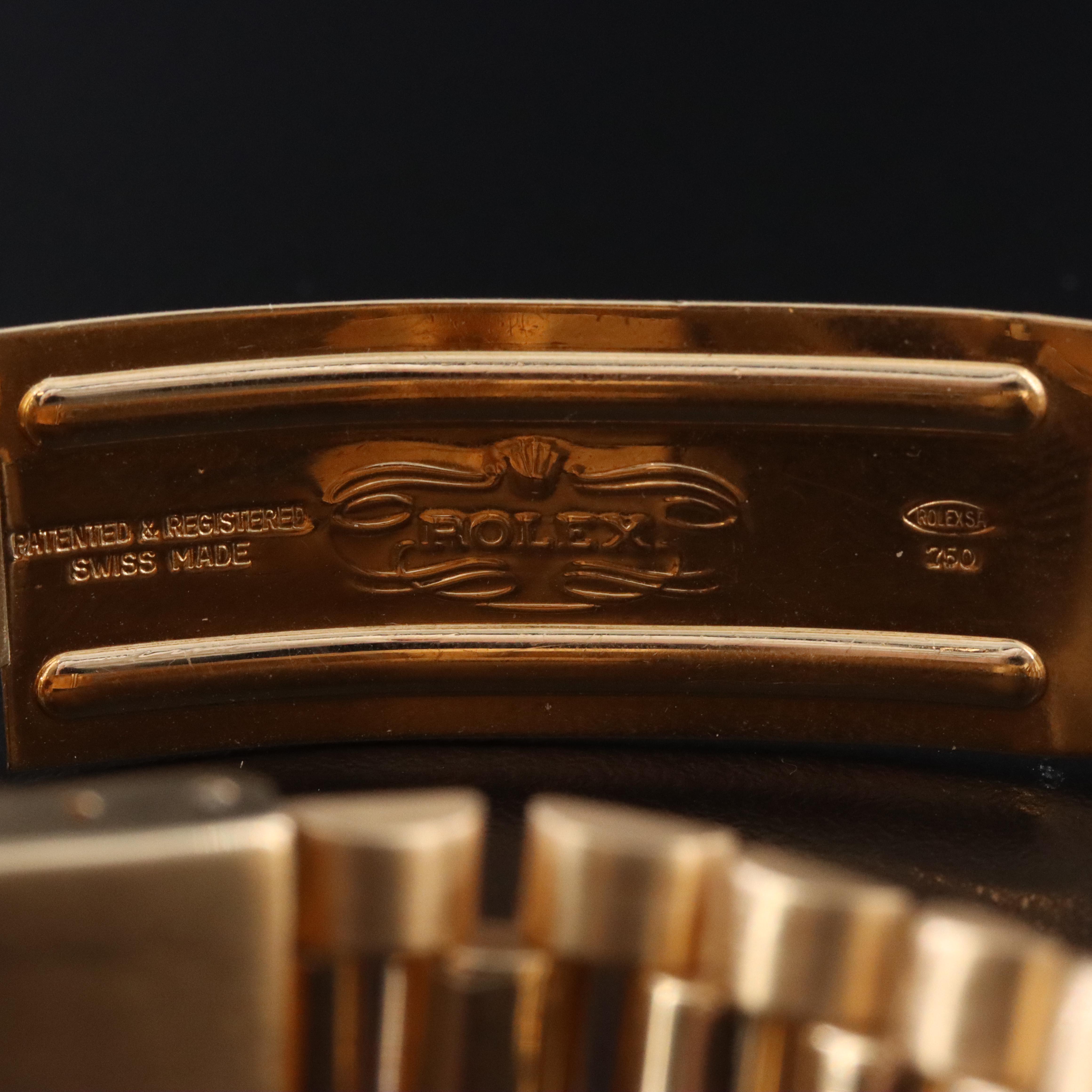 1967 Rolex Day-Date Custom 1.00 CTW Diamond Case Watch