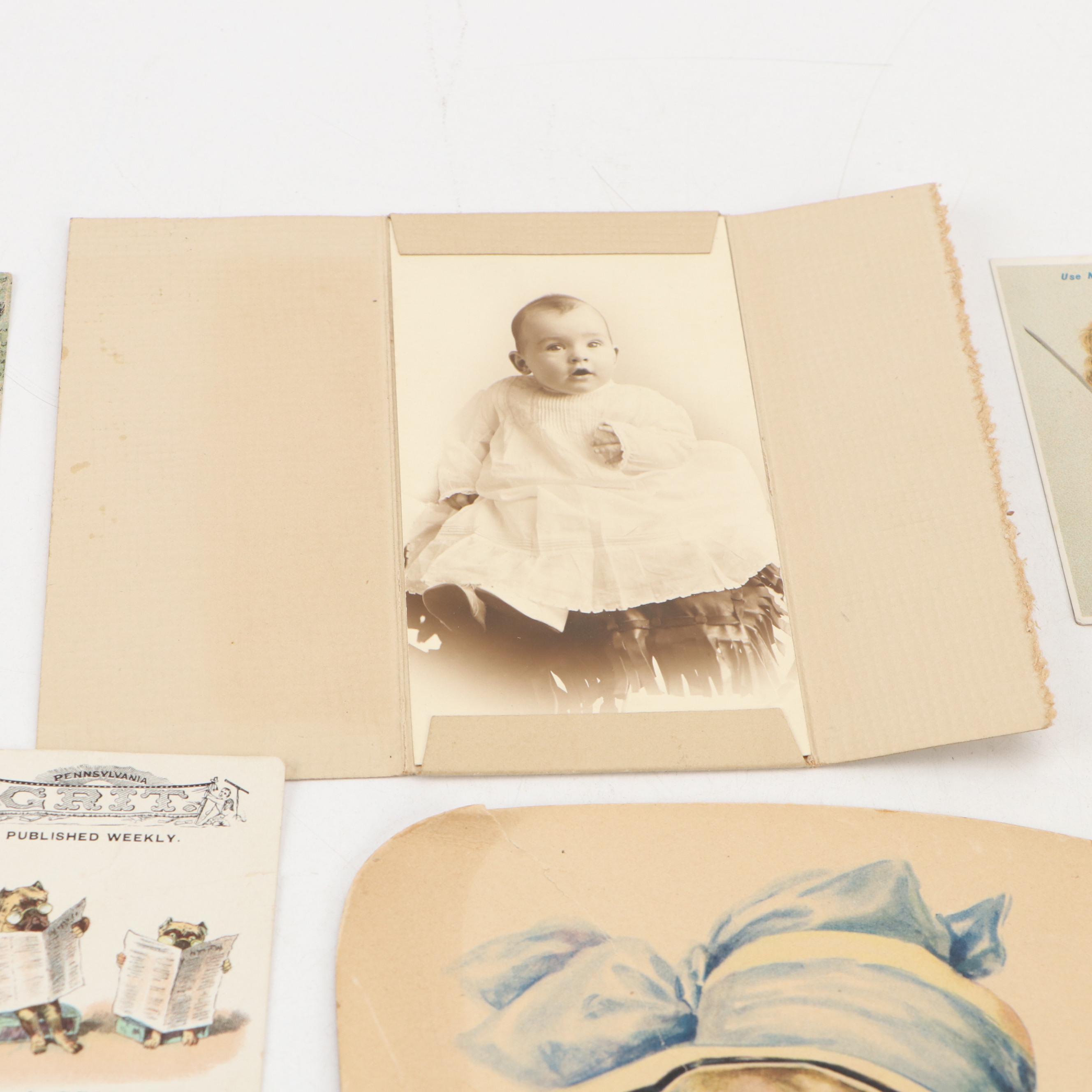 Halloween, Easter and Other Postcards, Advertisements and More, Early 20th C.