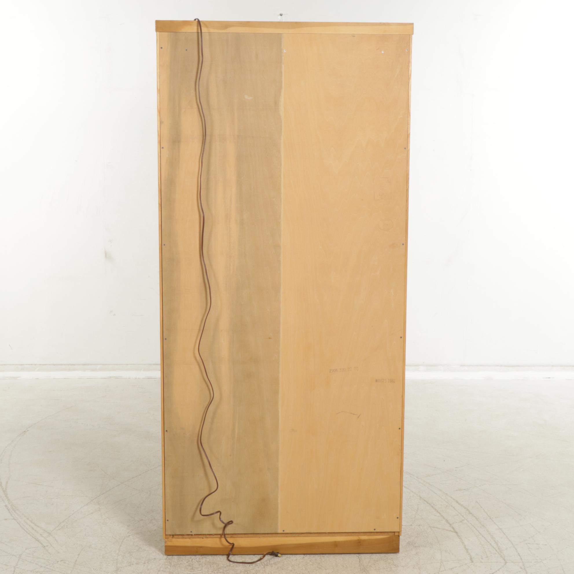 Illuminated Display Cabinet, Late 20th Century