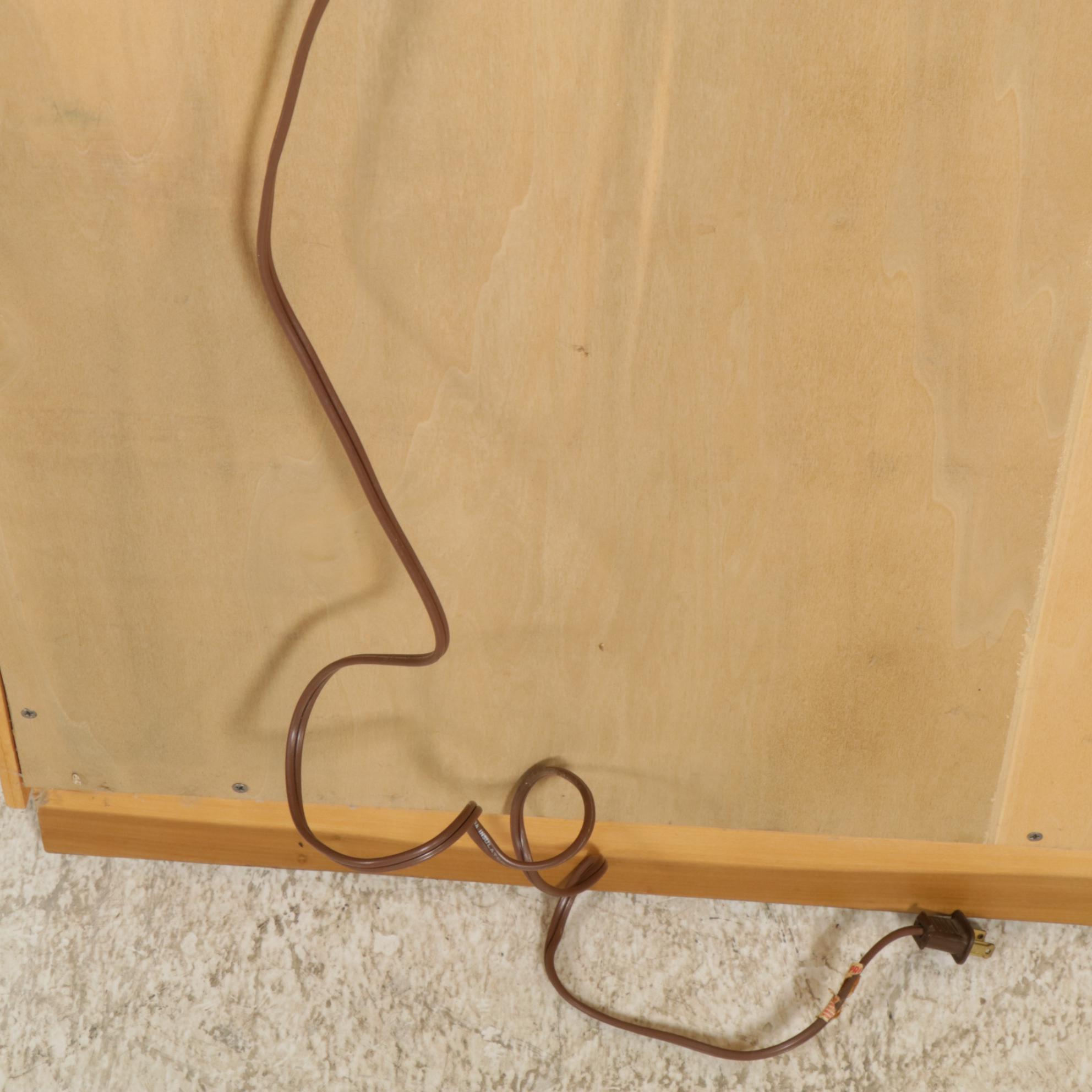 Illuminated Display Cabinet, Late 20th Century