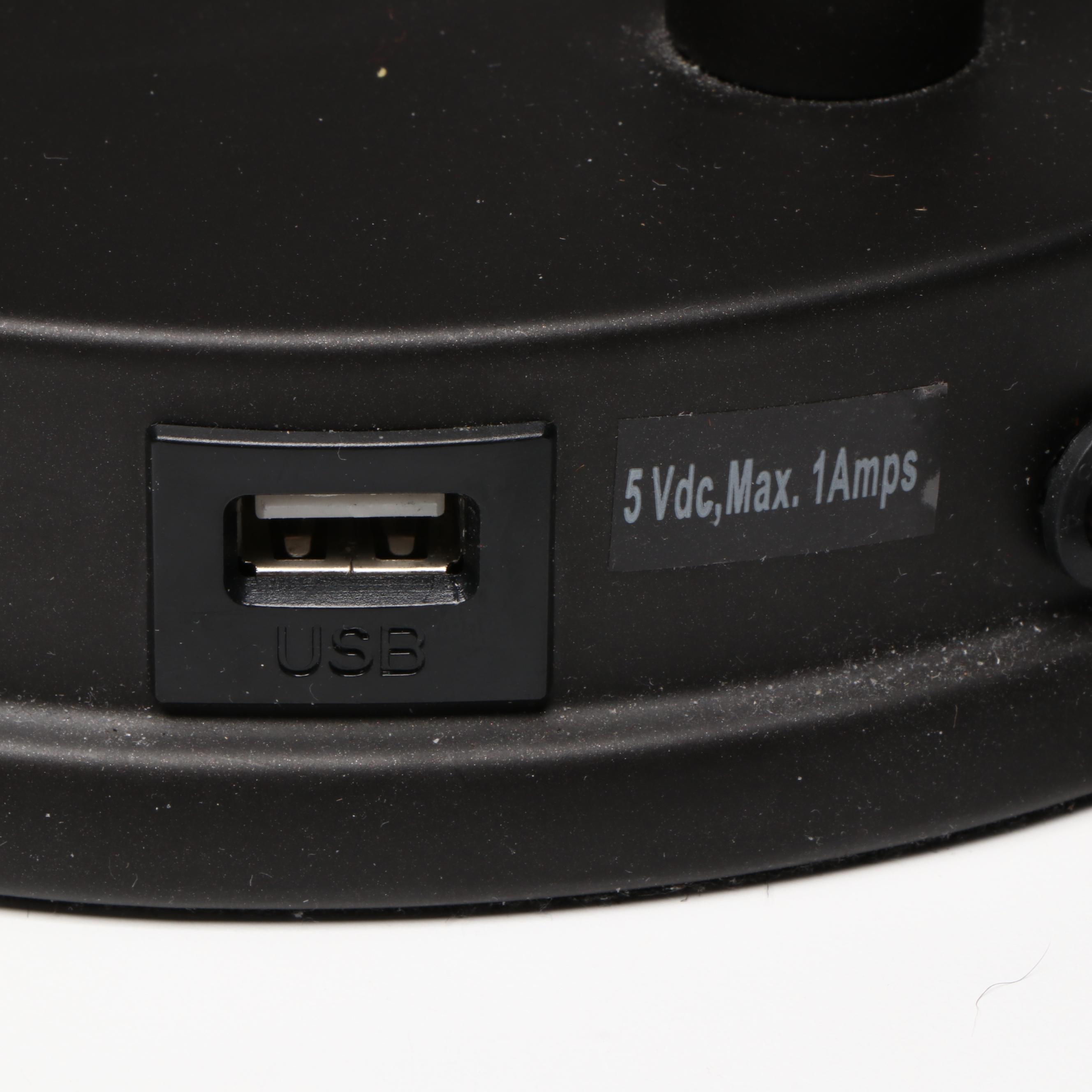 Industrial Style Table Lamps with USB Port