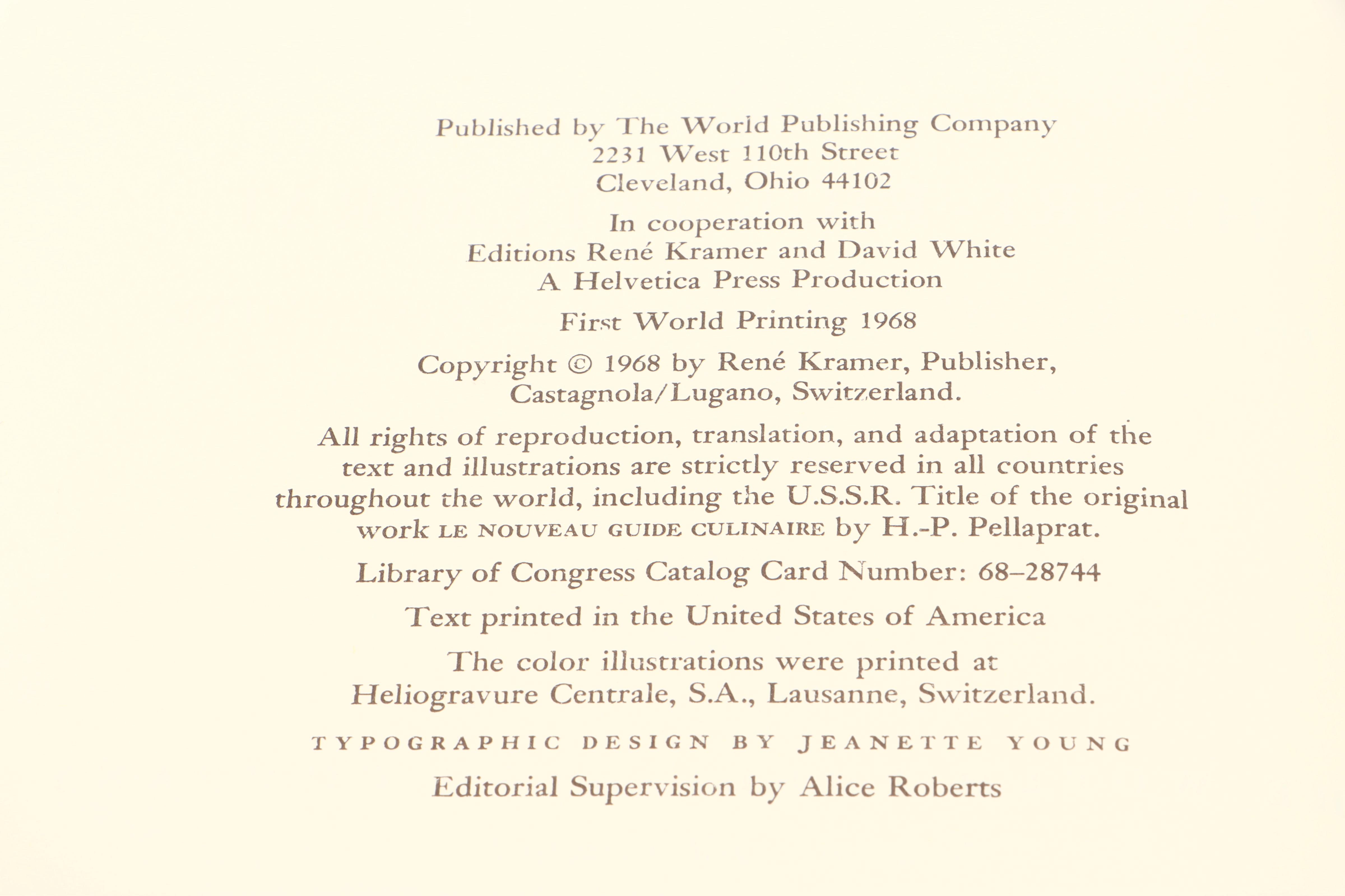 "Bouquet de France" by Samuel Chamberlain and More Cookbooks