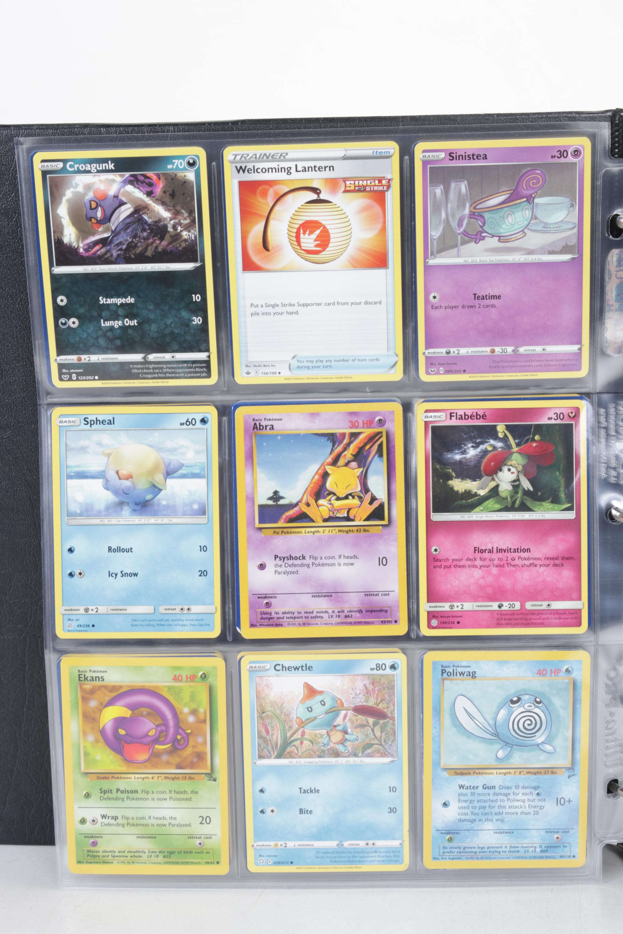 English & Korean Pokémon Card Collection Featuring Base & Fossil Sets