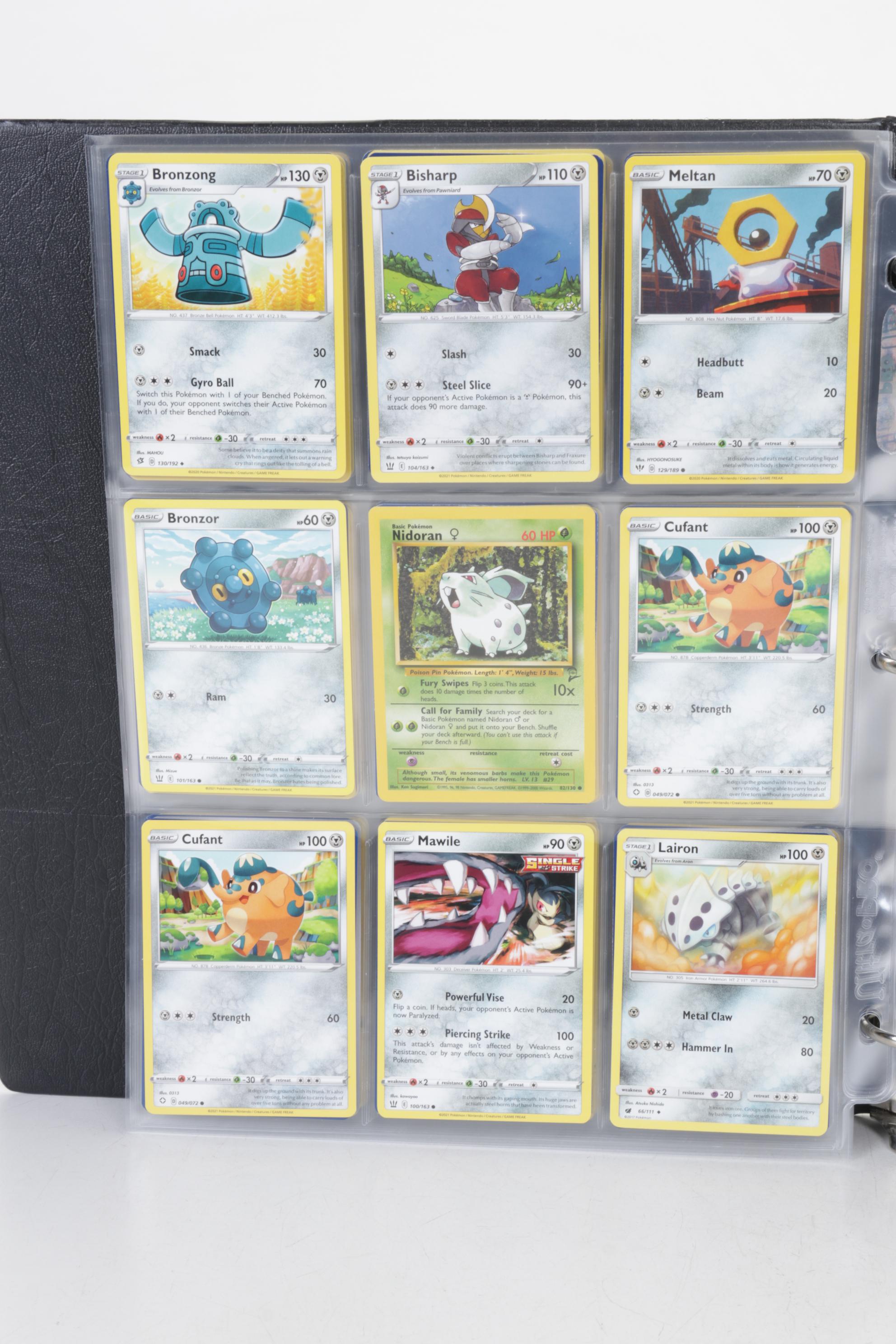 English & Korean Pokémon Card Collection Featuring Base & Fossil Sets