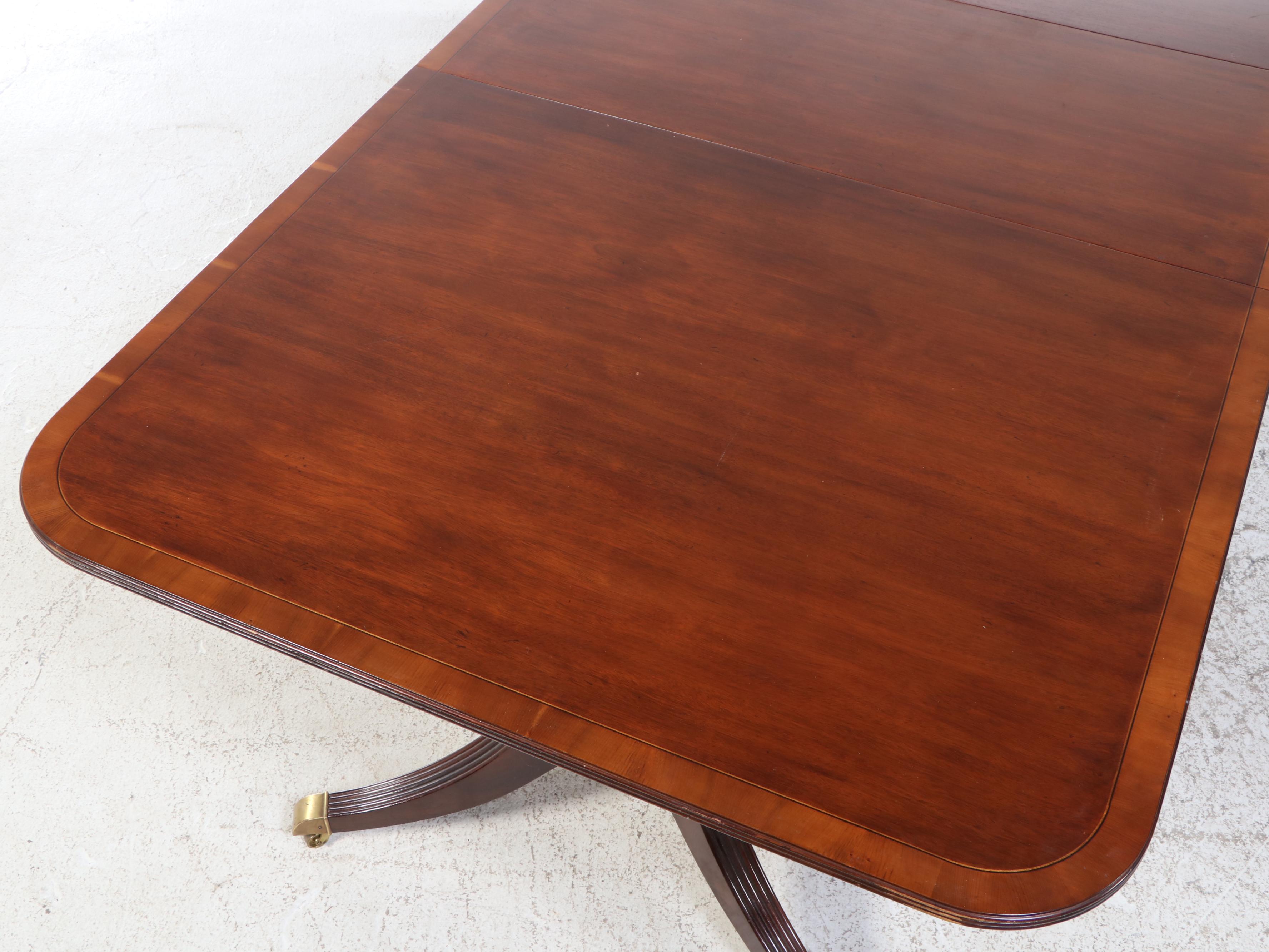 Baker Furniture Collector's Edition Federal Style Mahogany Dining Table