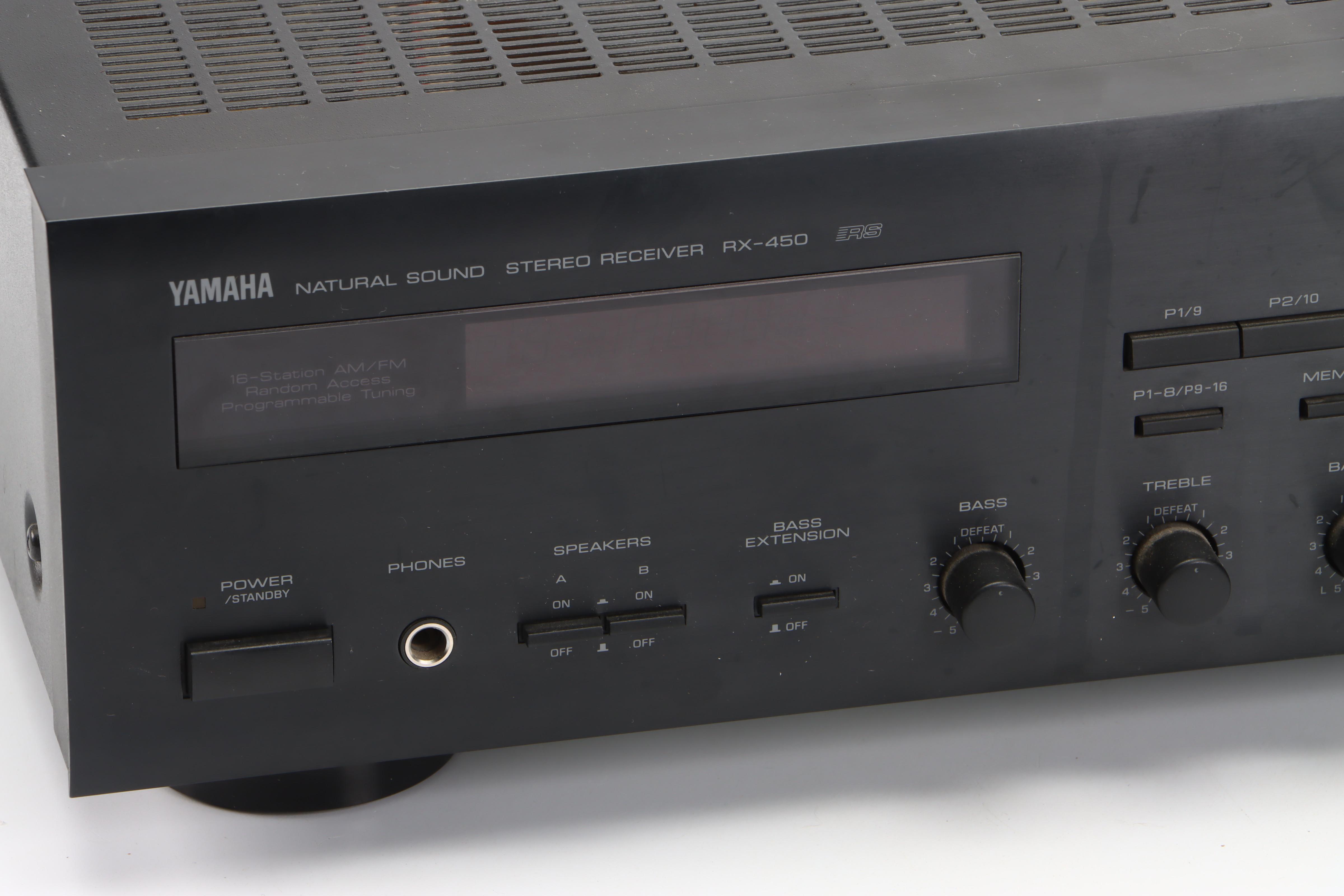 Yamaha RX-450 Stereo Amplifier with Russound Speaker Selector and More