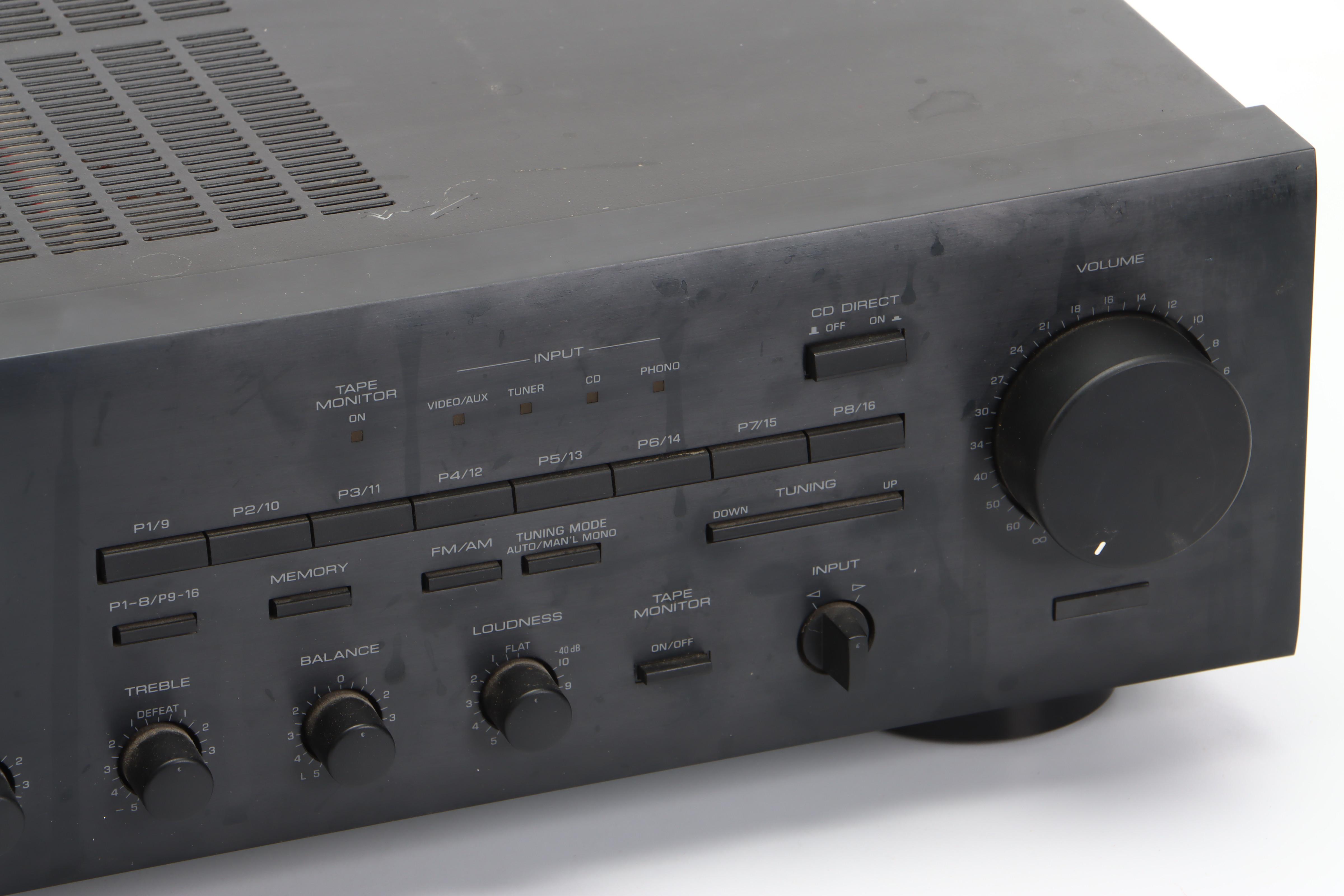 Yamaha RX-450 Stereo Amplifier with Russound Speaker Selector and More