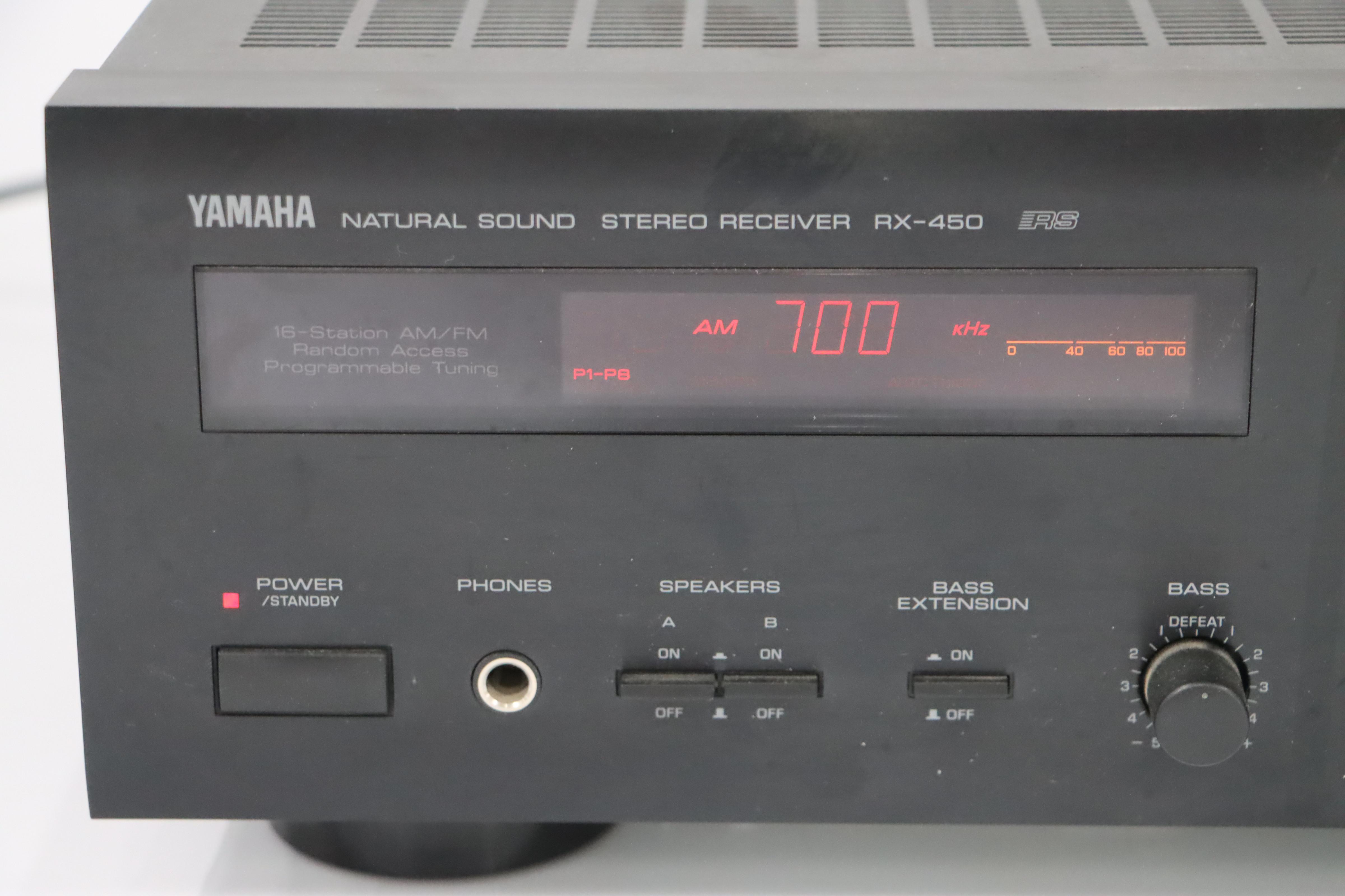 Yamaha RX-450 Stereo Amplifier with Russound Speaker Selector and More