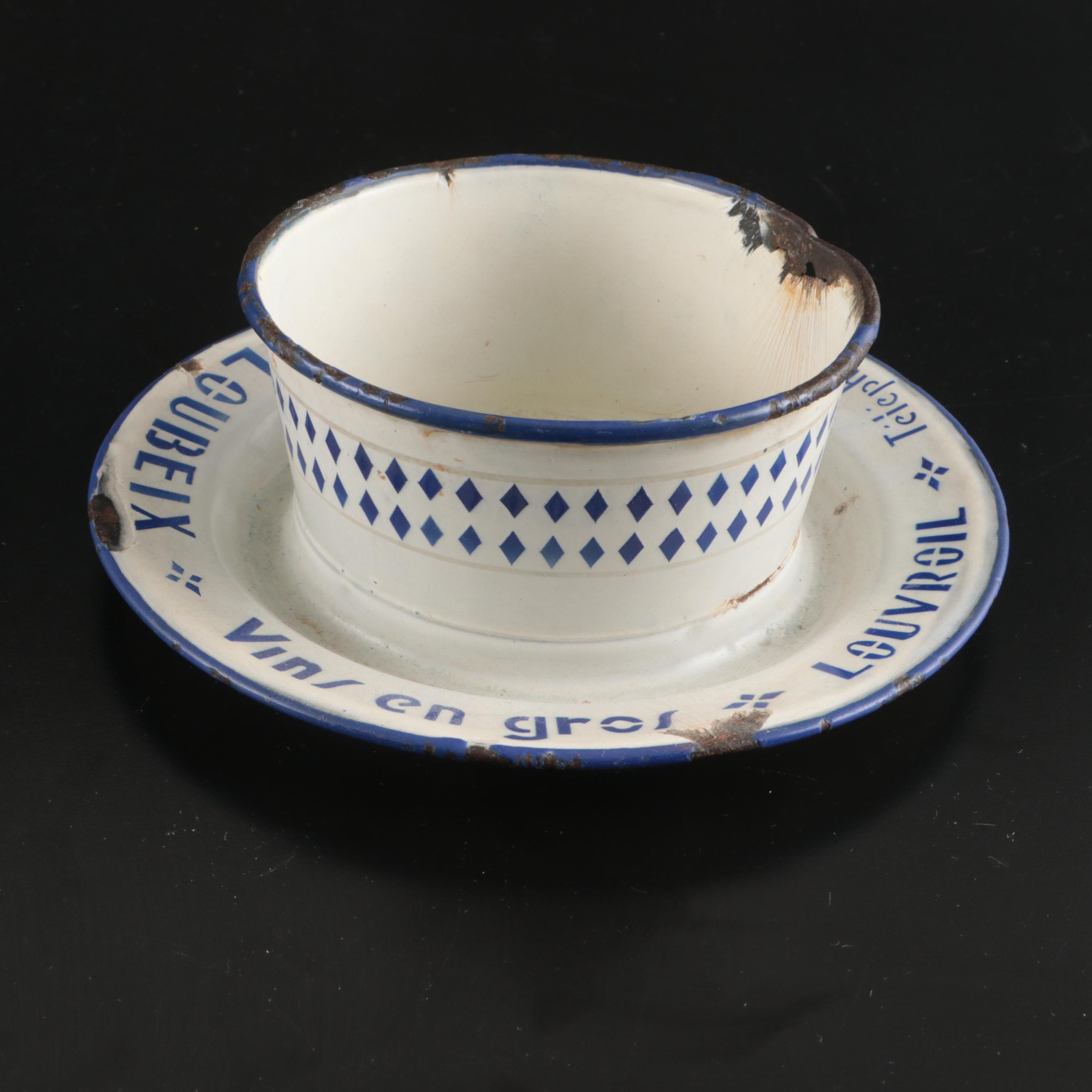 Kockums Soap Hold with Other Enameled Laundry Detergent Holder and Kitchenware