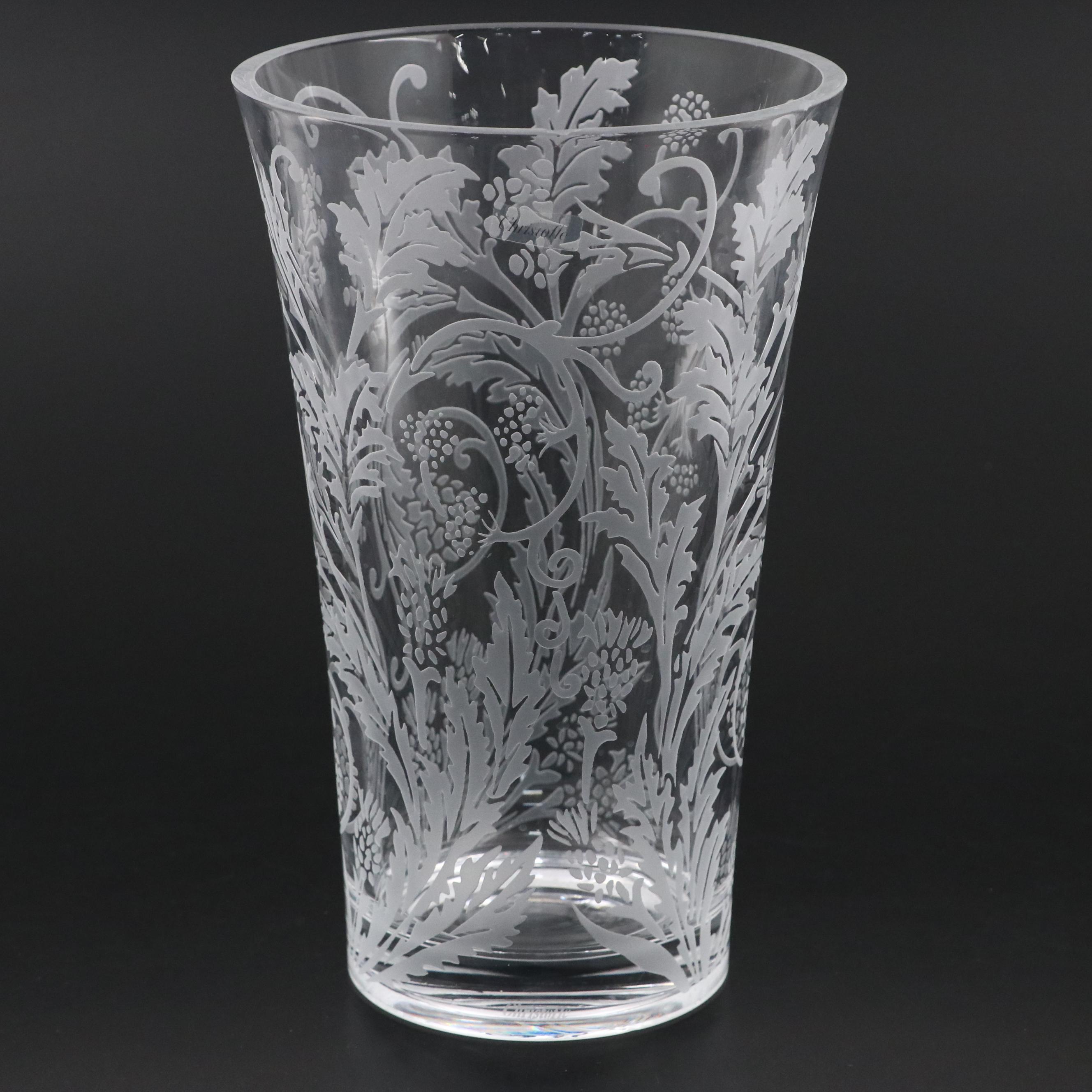Christofle Crystal Vase