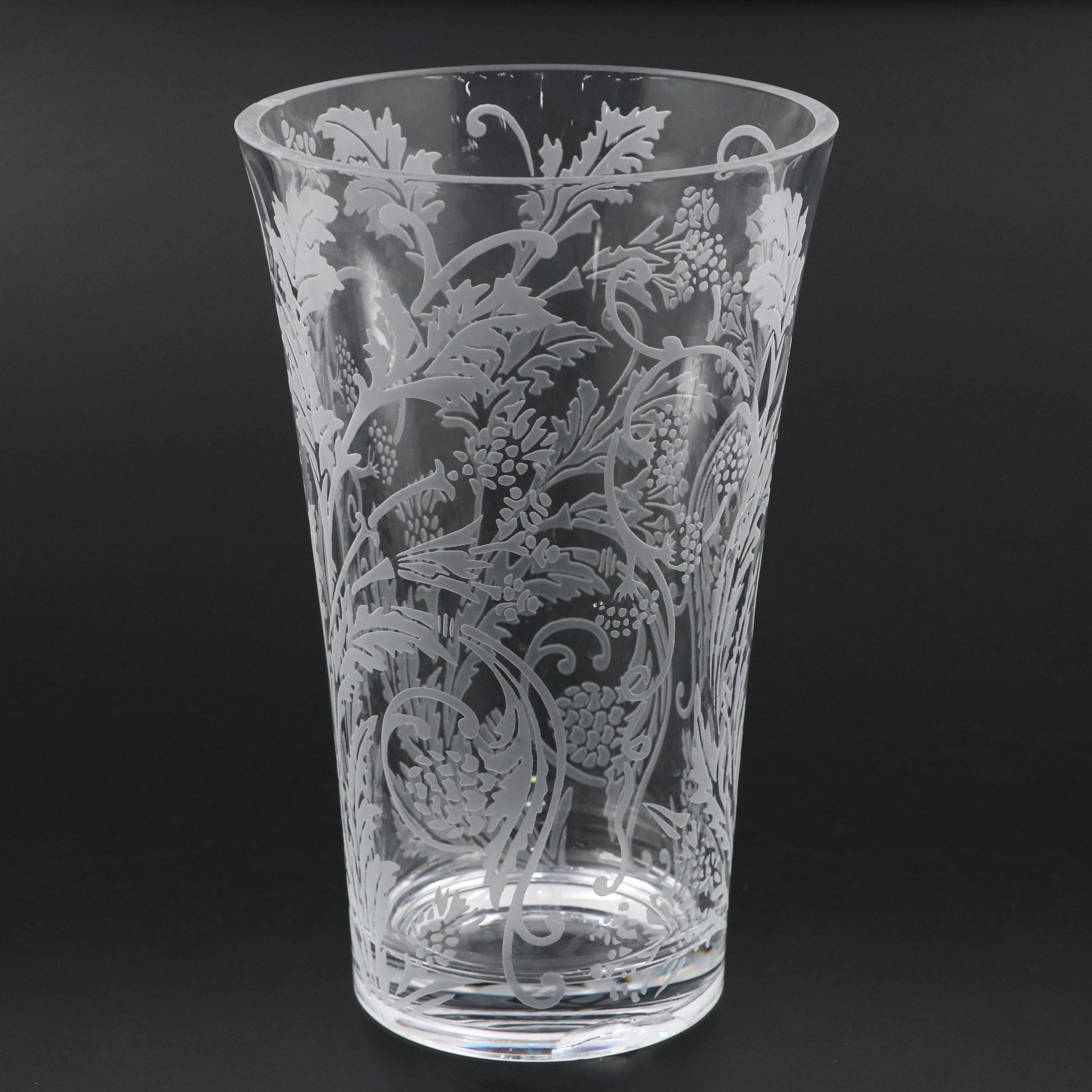 Christofle Crystal Vase