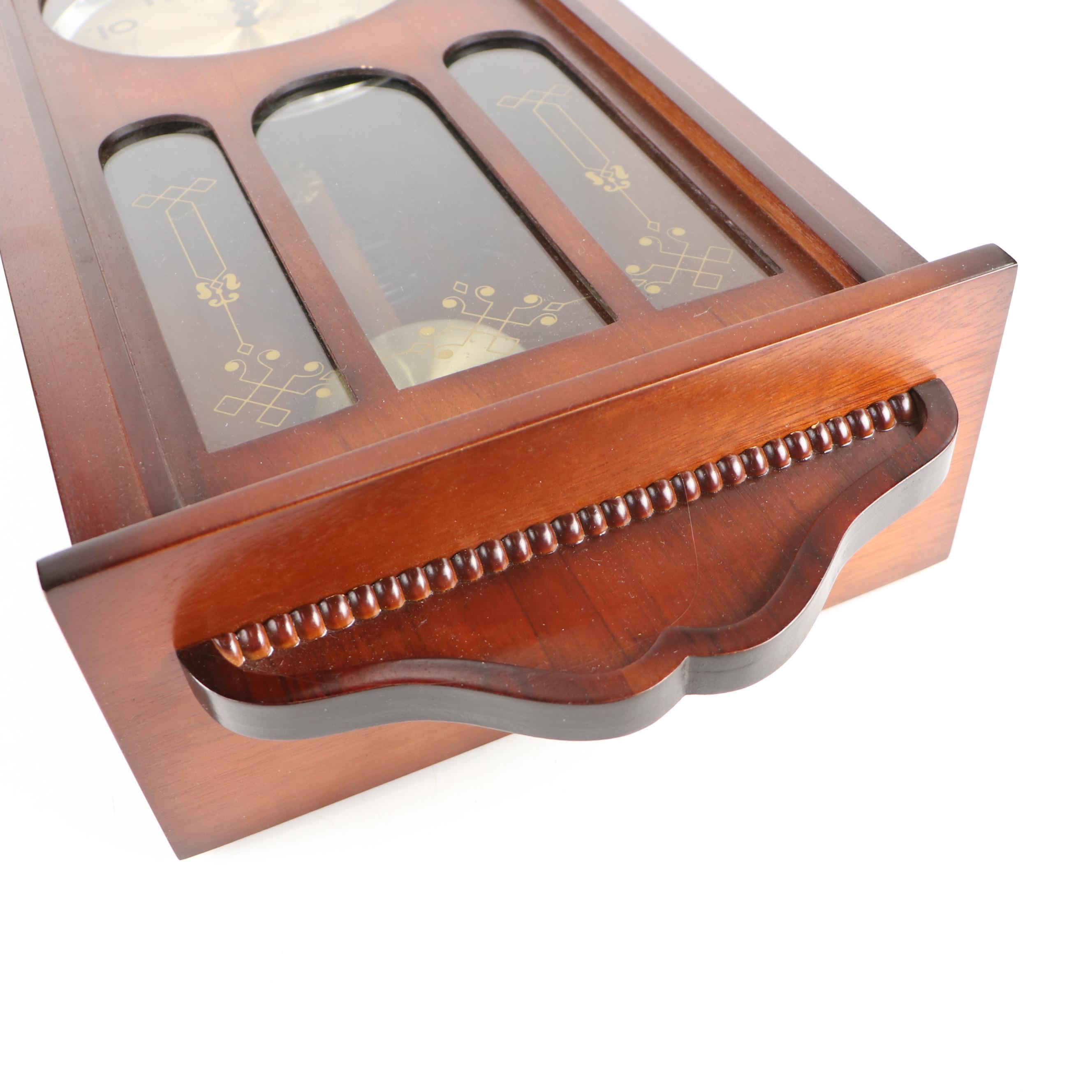 Daniel Dakota 35 Day Wood Wall Clock, Late 20th Century