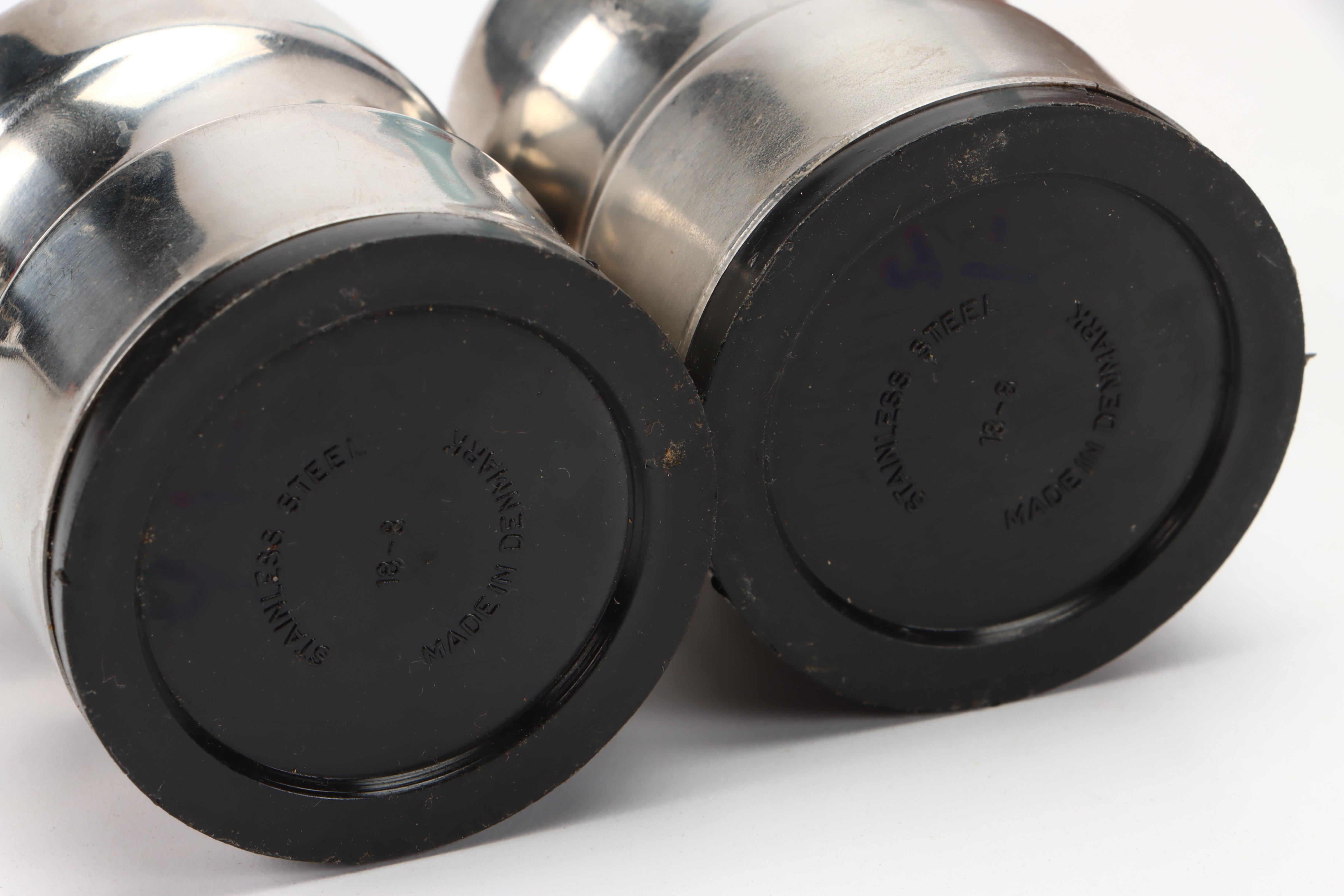 Stainless Steel, Wooden, and Other Shaker Sets with Aluminum Measuring Cup