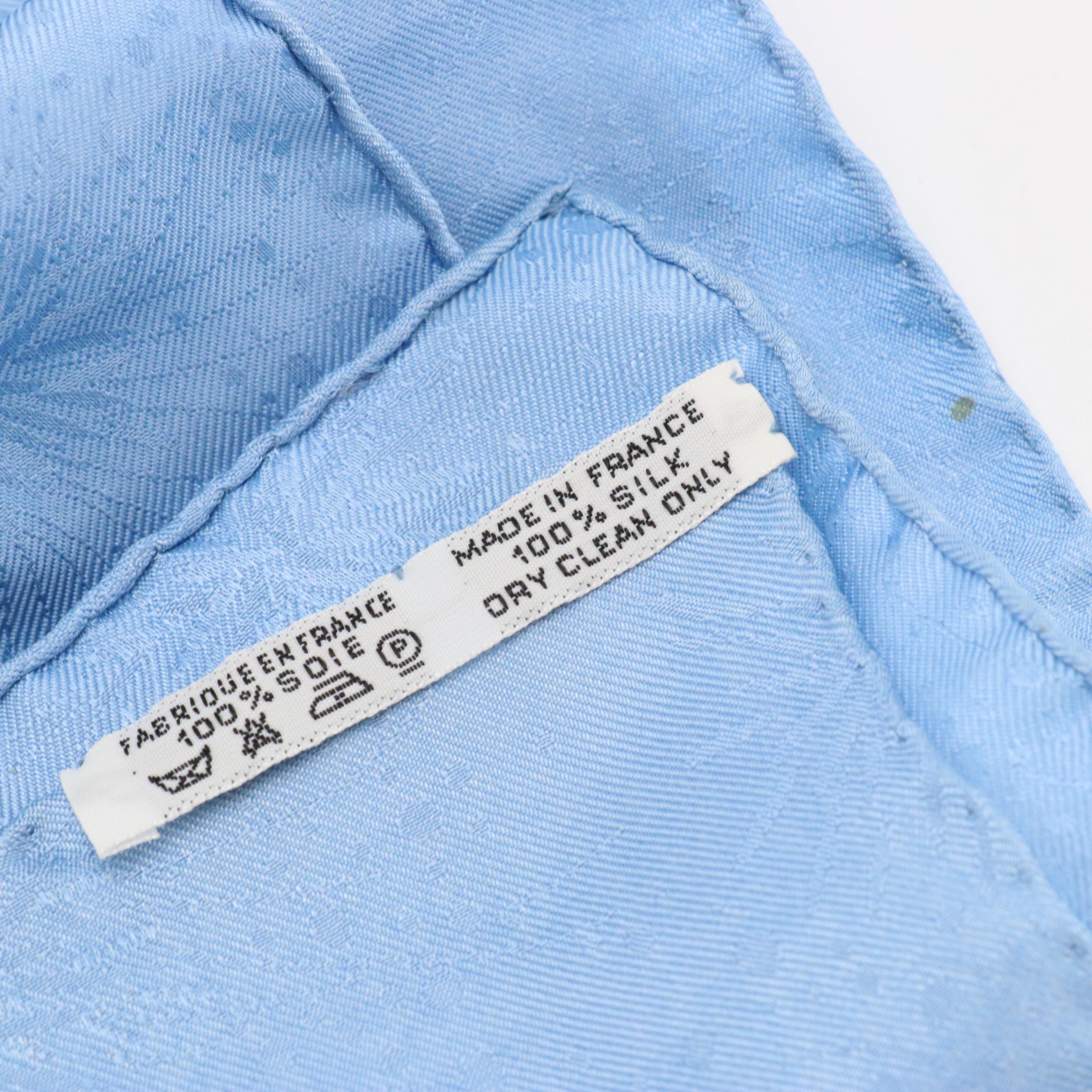 Hermès "Jouvence" Scarf 90 in Silk Jacquard