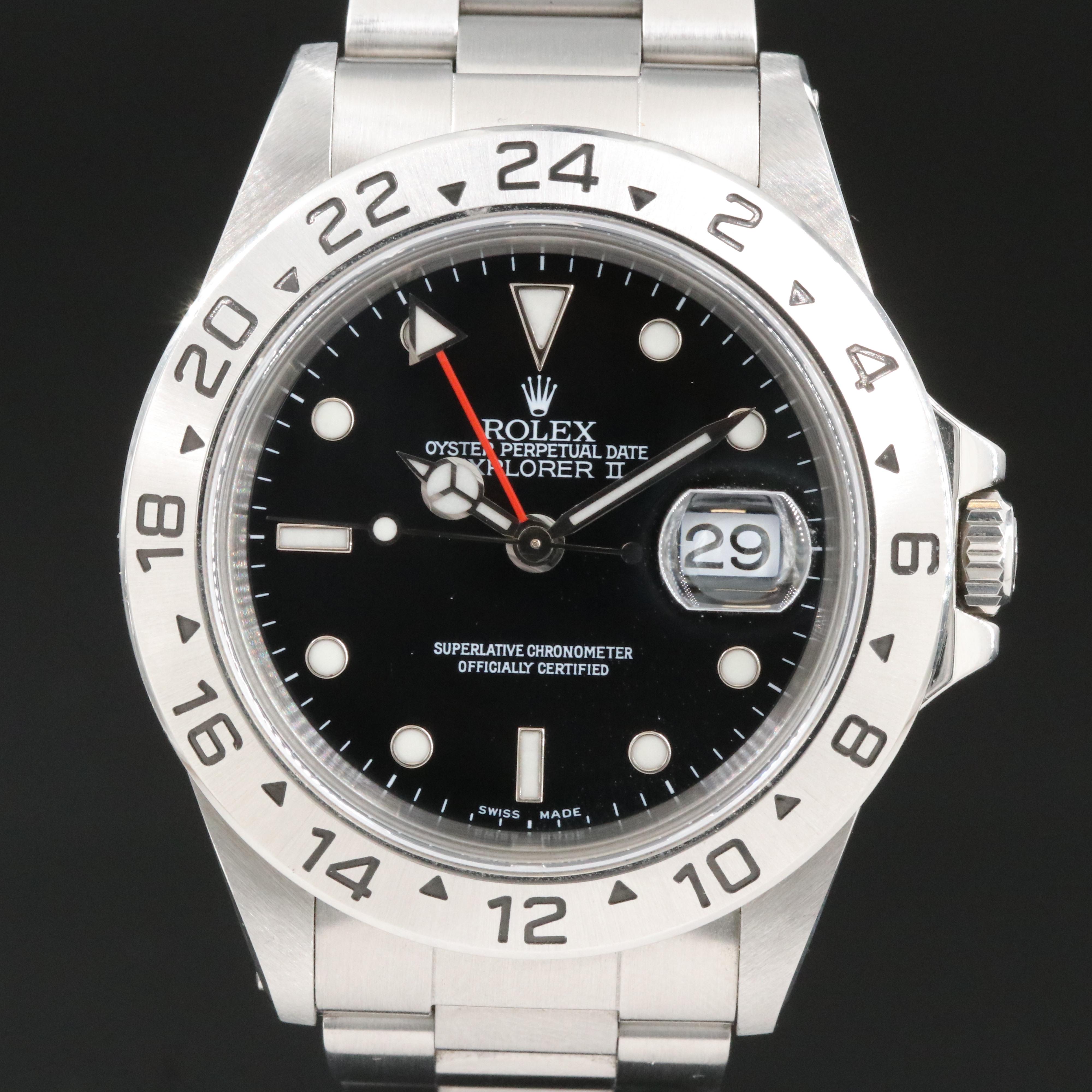 1999 Rolex Explorer II Perpetual Date Watch