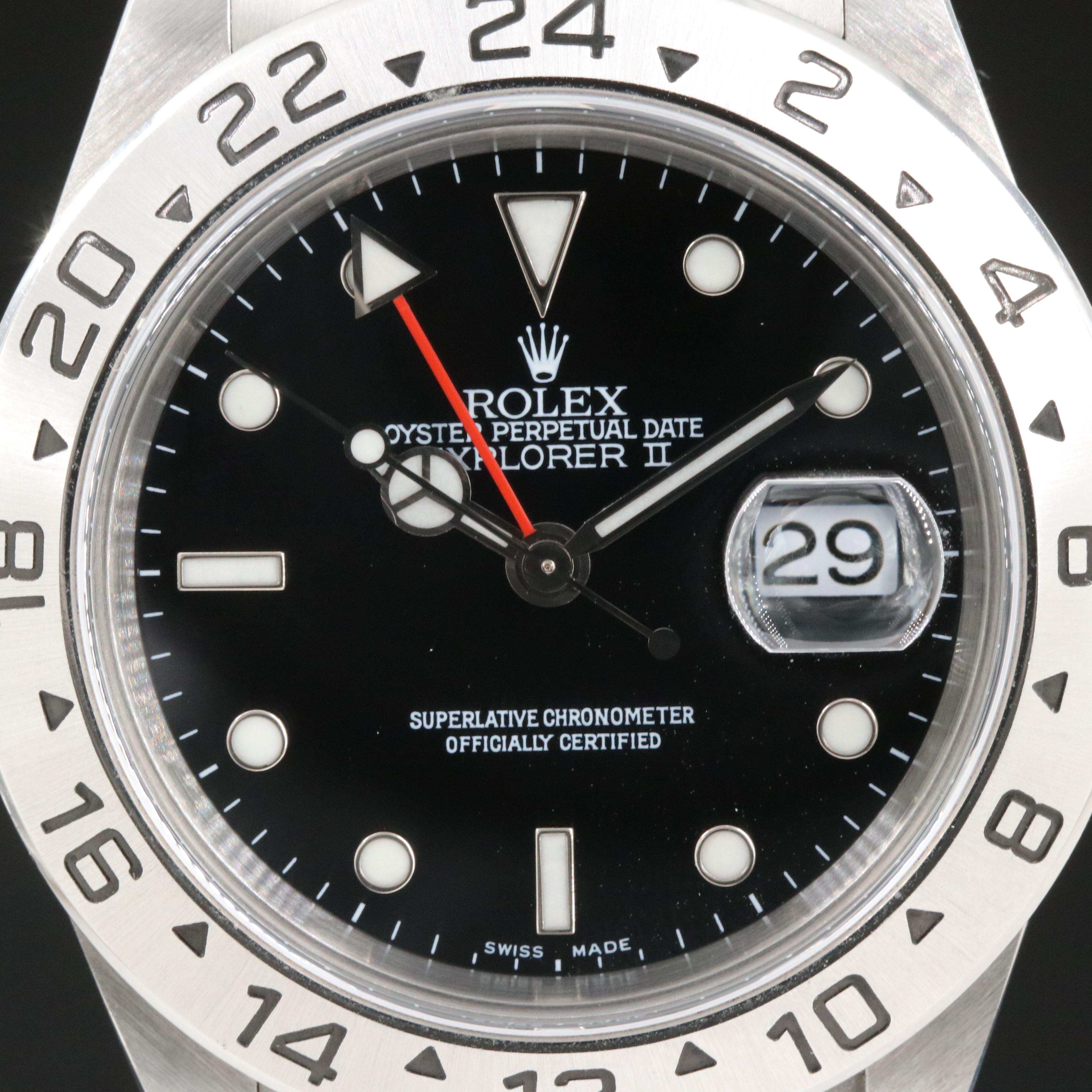 1999 Rolex Explorer II Perpetual Date Watch